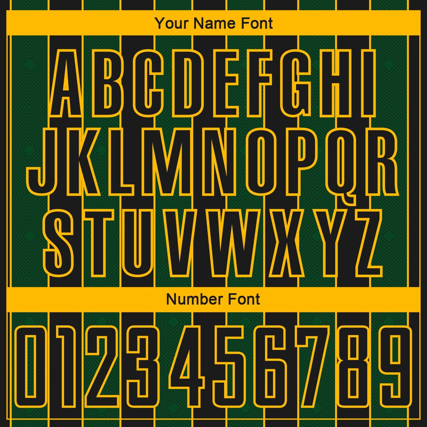 Custom Black Green-Gold Pinstripe Line Sports Sublimation Soccer Uniform Jersey view 6