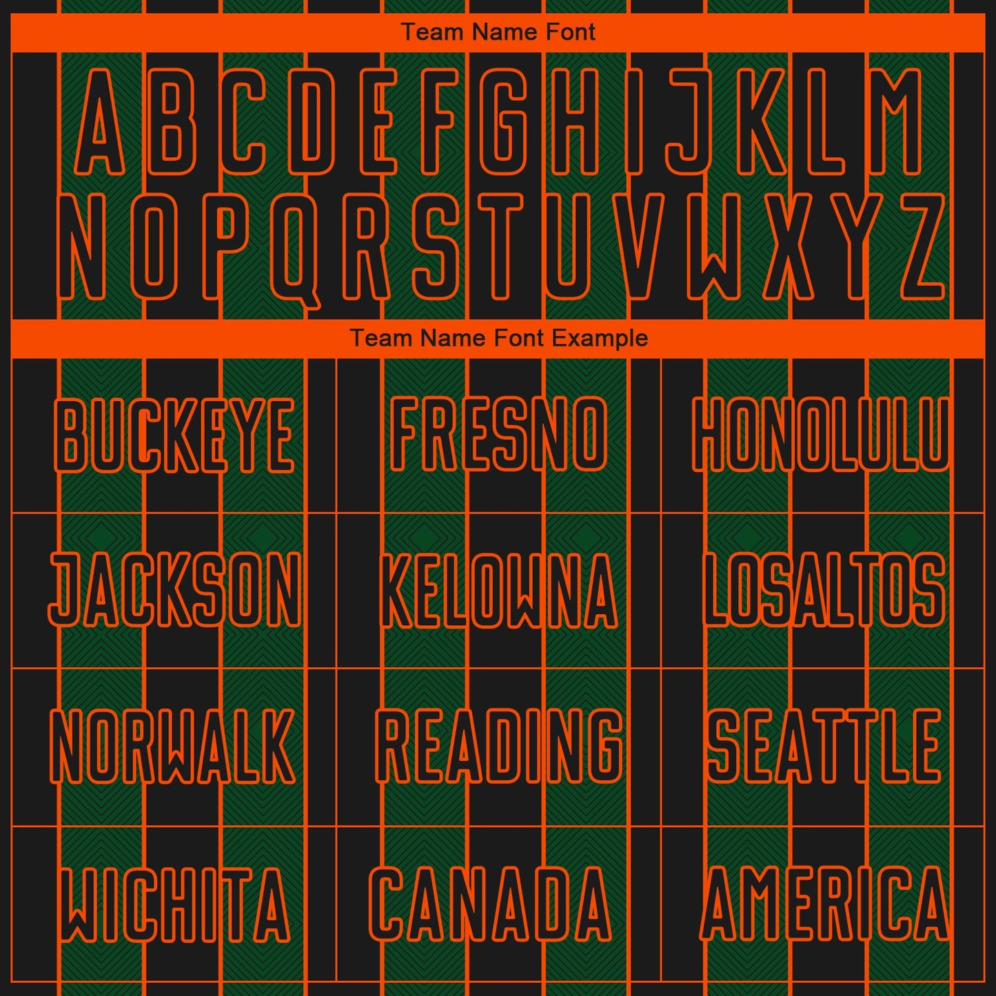 Custom Black Green-Orange Pinstripe Line Sports Sublimation Soccer Uniform Jersey view 5