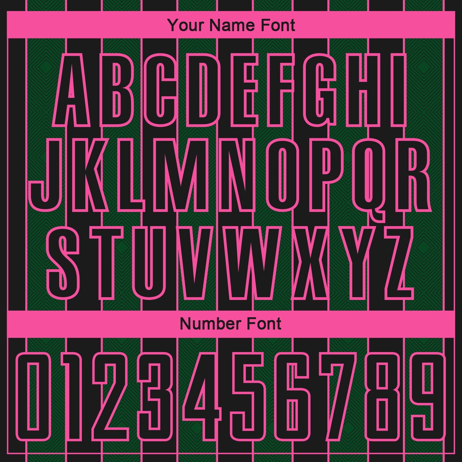 Custom Black Green-Pink Pinstripe Line Sports Sublimation Soccer Uniform Jersey view 6
