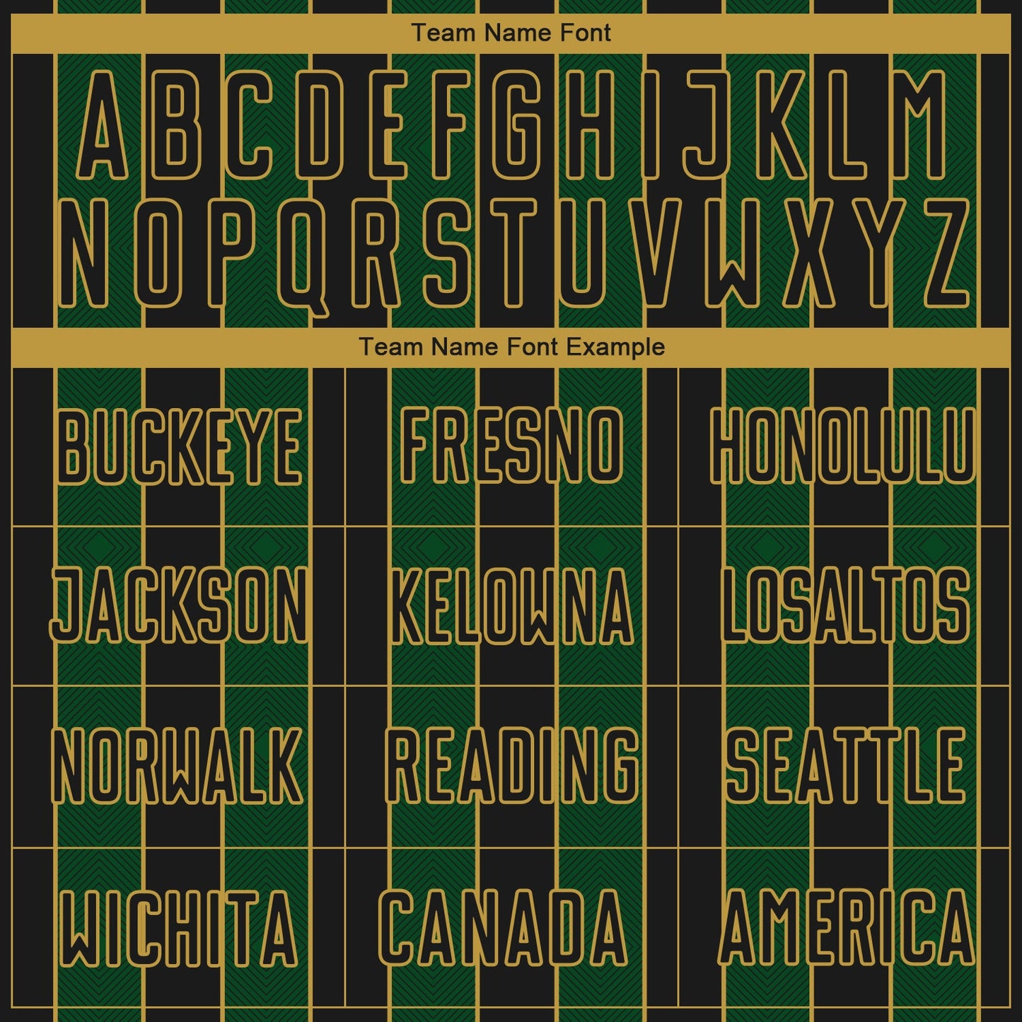Custom Black Green-Old Gold Pinstripe Line Sports Sublimation Soccer Uniform Jersey view 5