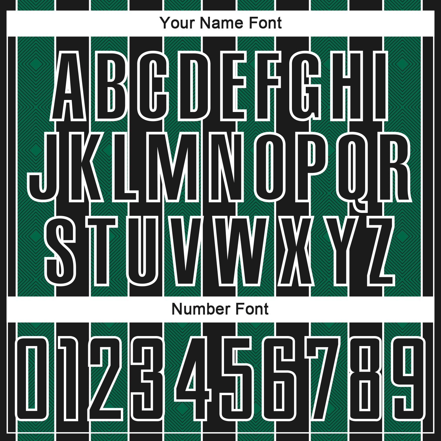Custom Black Kelly Green-White Pinstripe Line Sports Sublimation Soccer Uniform Jersey view 6