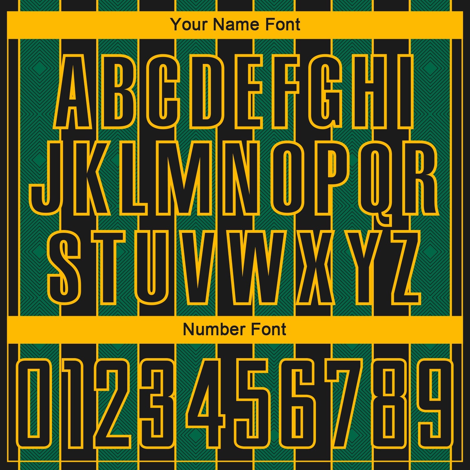 Custom Black Kelly Green-Gold Pinstripe Line Sports Sublimation Soccer Uniform Jersey view 6