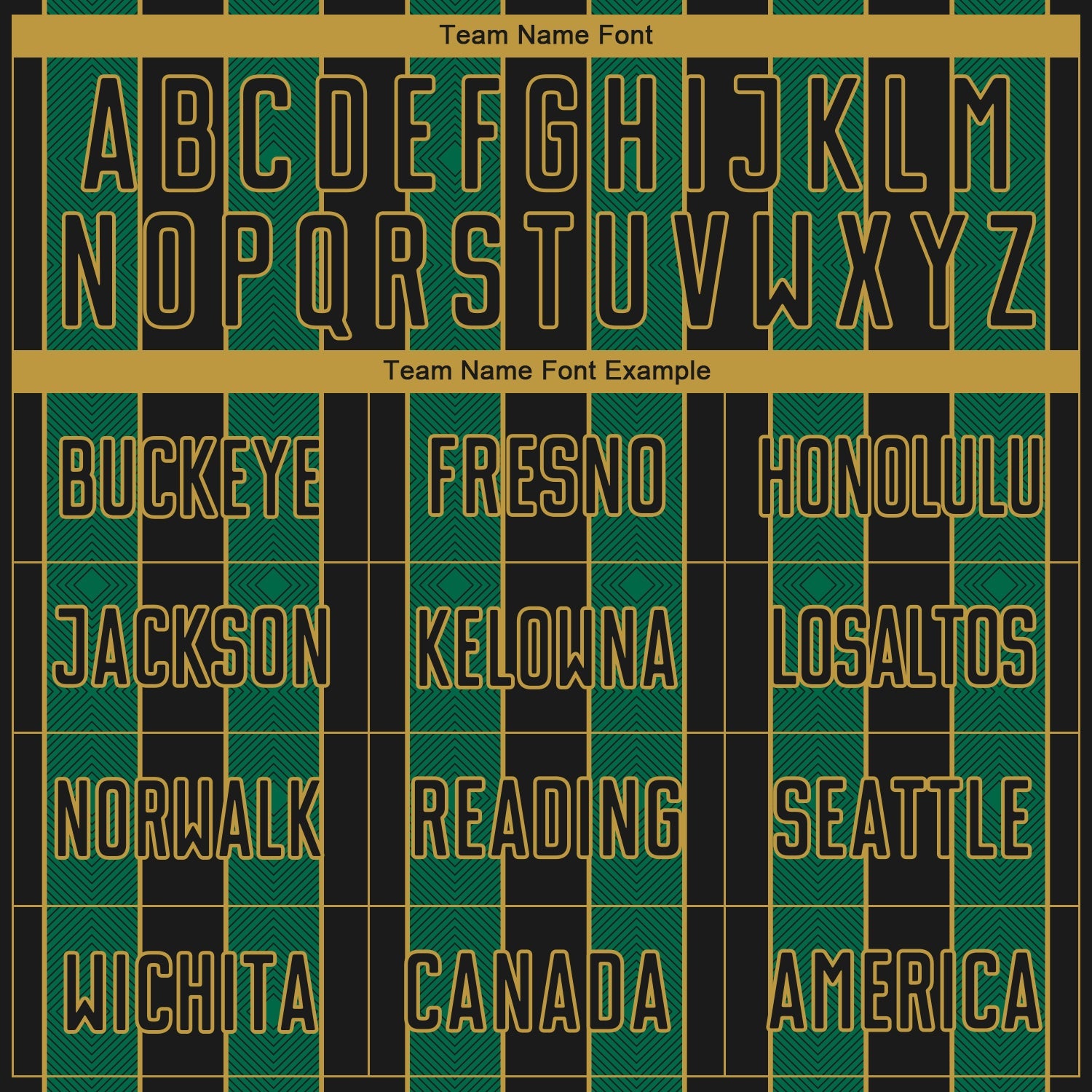 Custom Black Kelly Green-Old Gold Pinstripe Line Sports Sublimation Soccer Uniform Jersey view 5