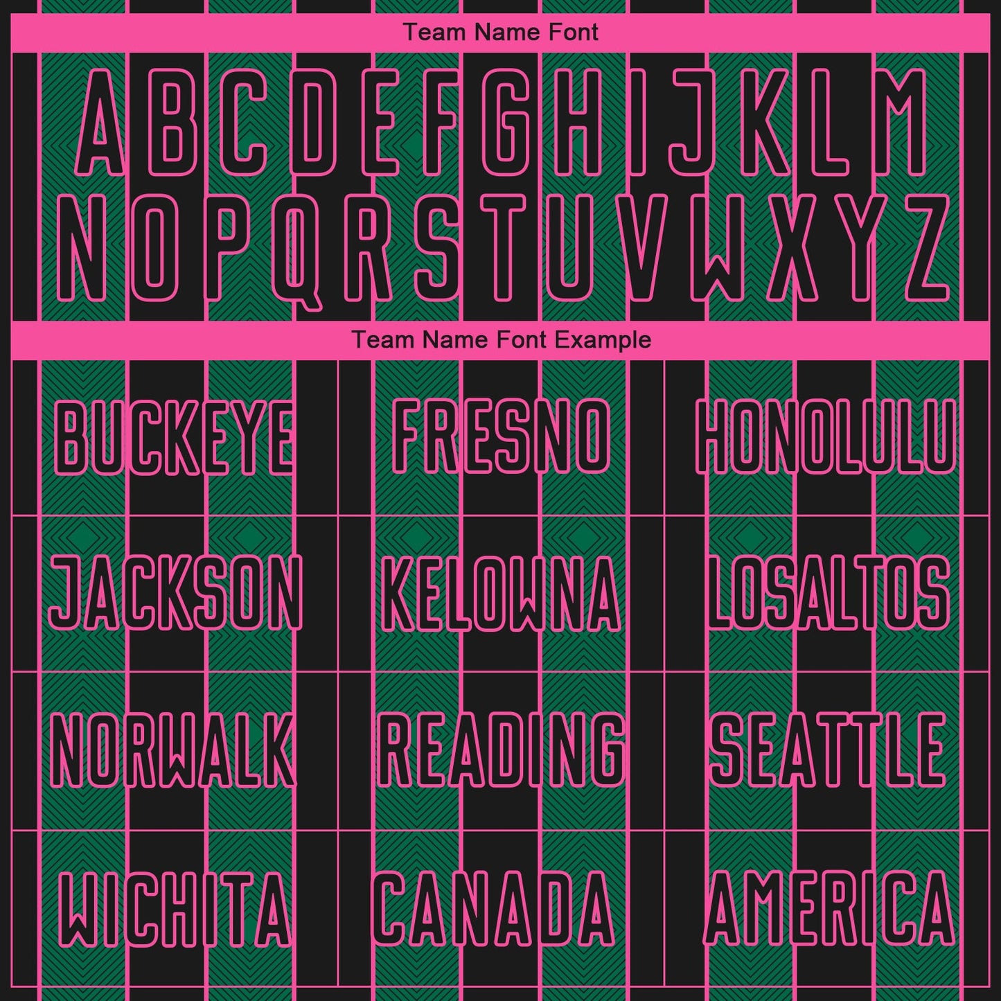 Custom Black Kelly Green-Pink Pinstripe Line Sports Sublimation Soccer Uniform Jersey view 5