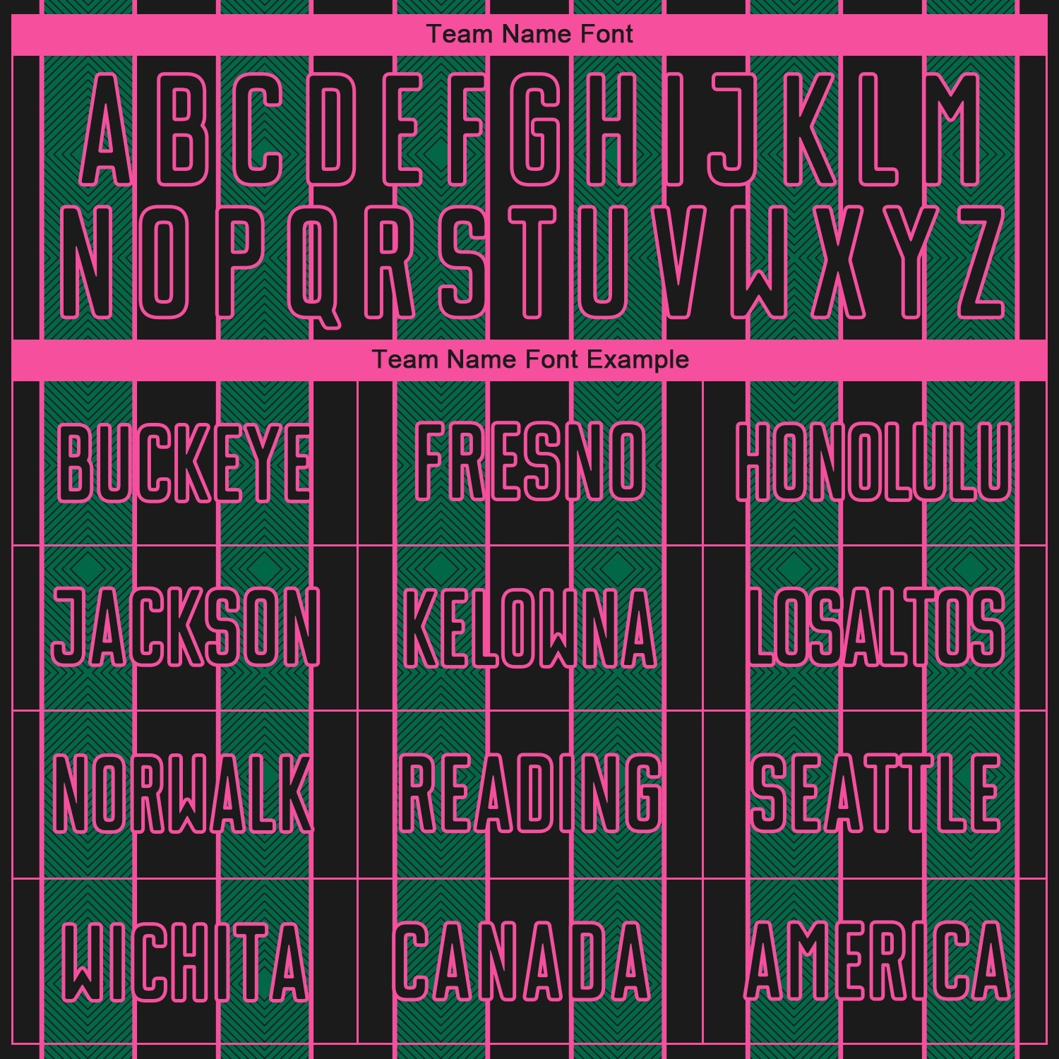 Custom Black Kelly Green-Pink Pinstripe Line Sports Sublimation Soccer Uniform Jersey view 5