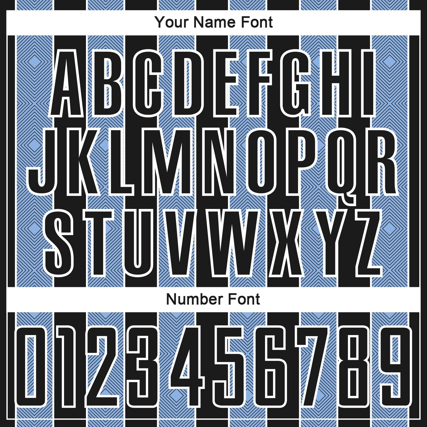 Custom Black Light Blue-White Pinstripe Line Sports Sublimation Soccer Uniform Jersey view 6