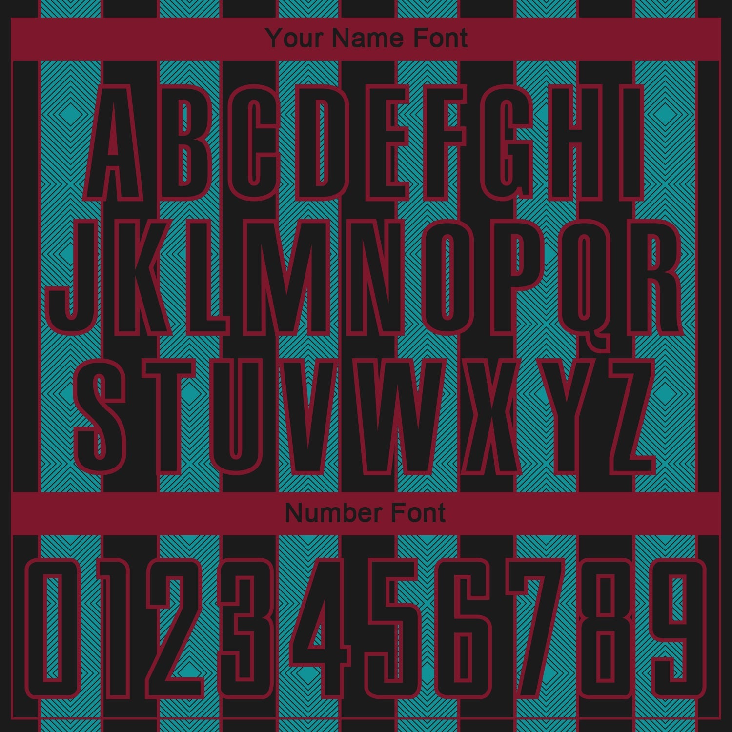 Custom Black Teal-Crimson Pinstripe Line Sports Sublimation Soccer Uniform Jersey view 6