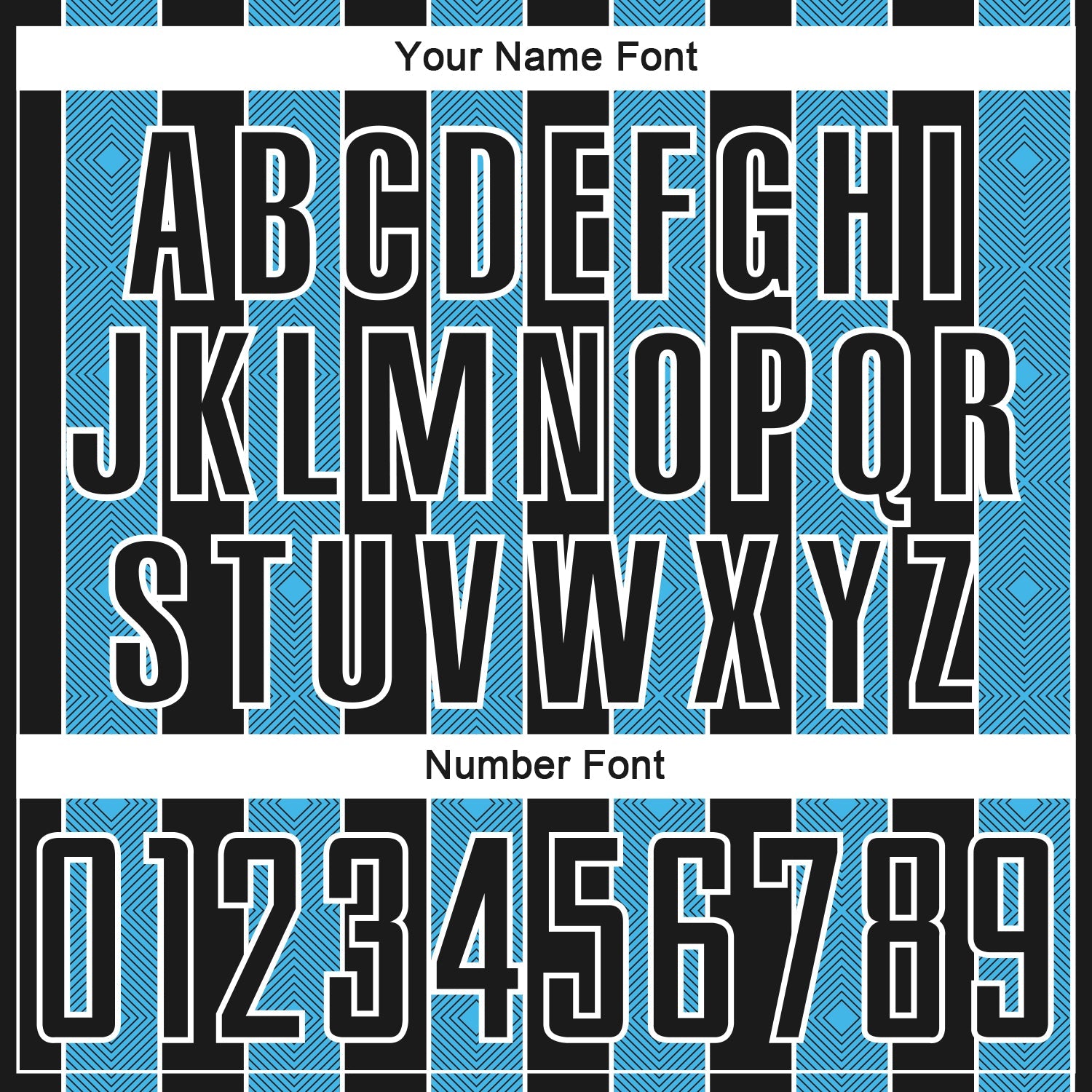 Custom Black Sky Blue-White Pinstripe Line Sports Sublimation Soccer Uniform Jersey view 6