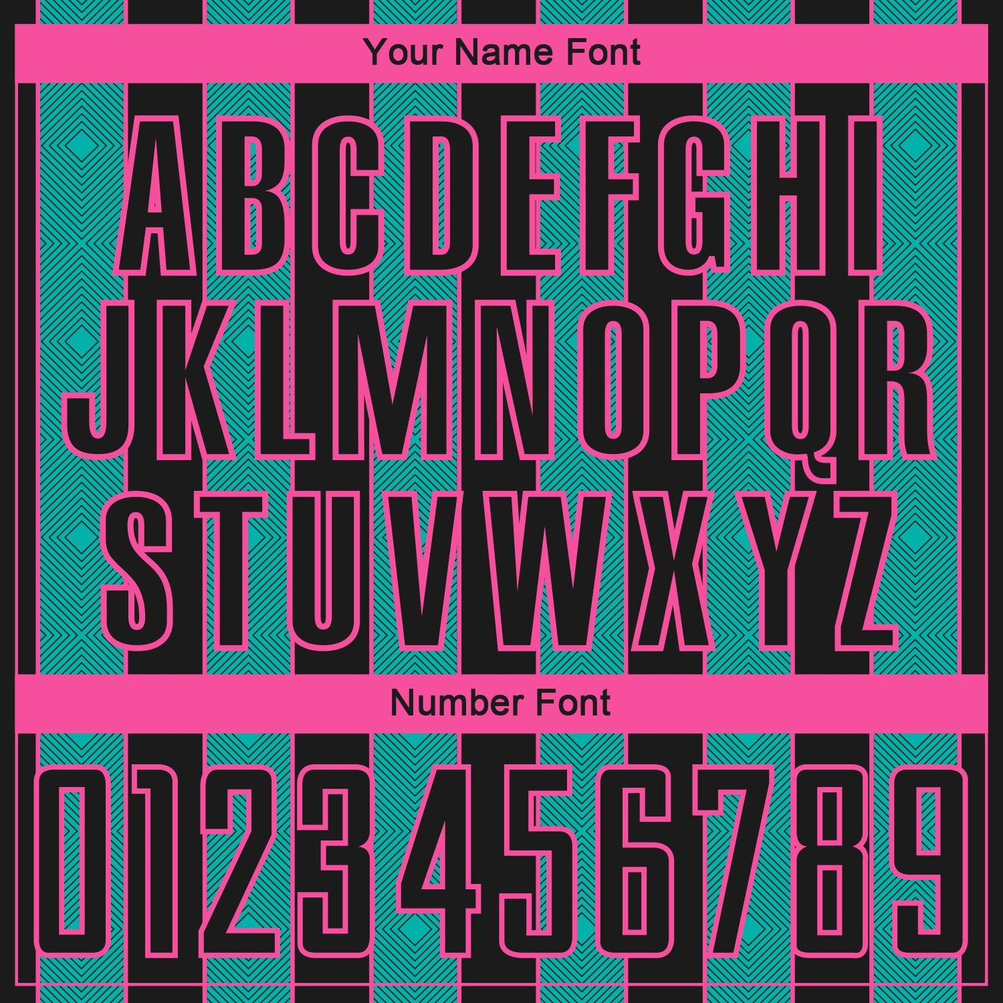 Custom Black Aqua-Pink Pinstripe Line Sports Sublimation Soccer Uniform Jersey view 6