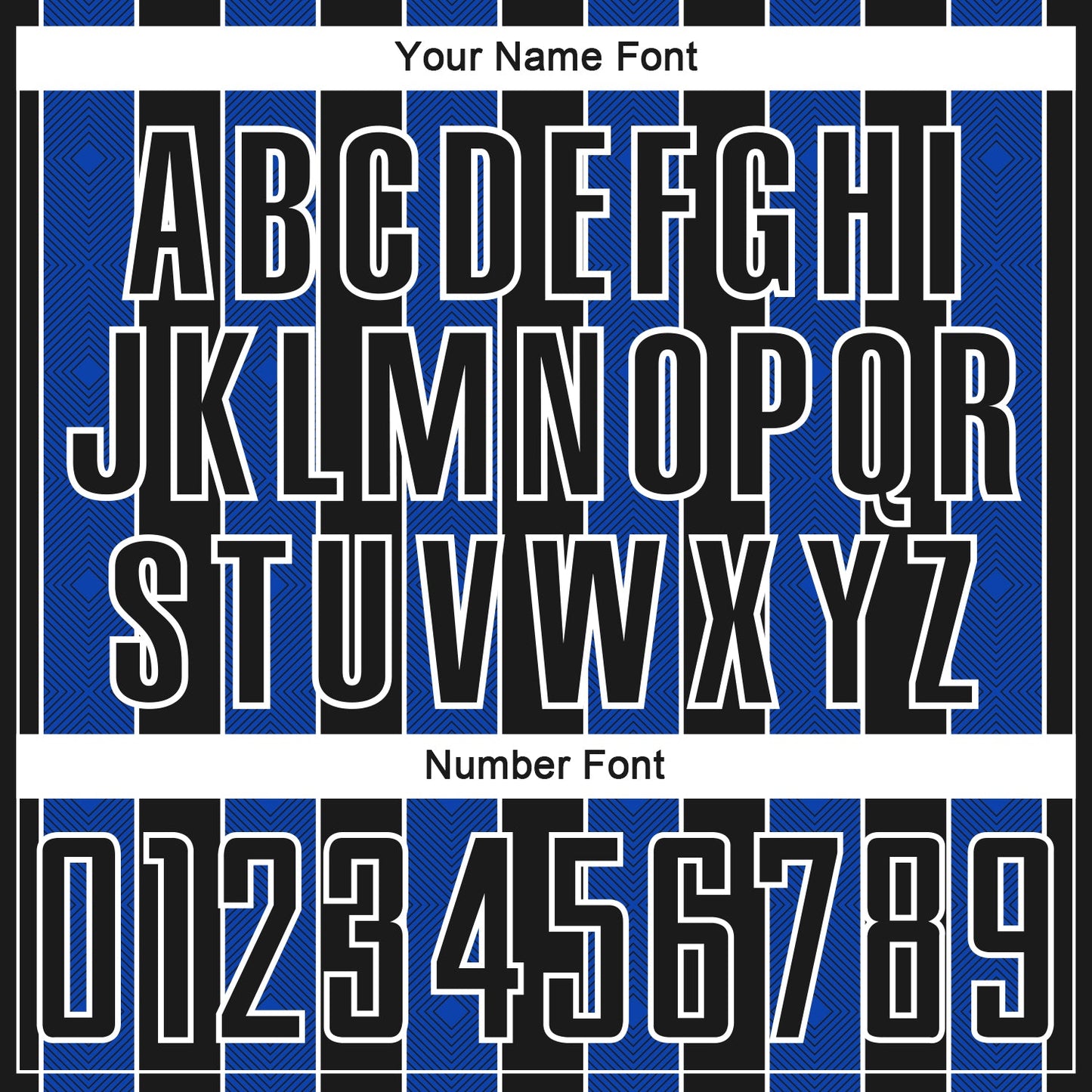 Custom Black Thunder Blue-White Pinstripe Line Sports Sublimation Soccer Uniform Jersey view 6