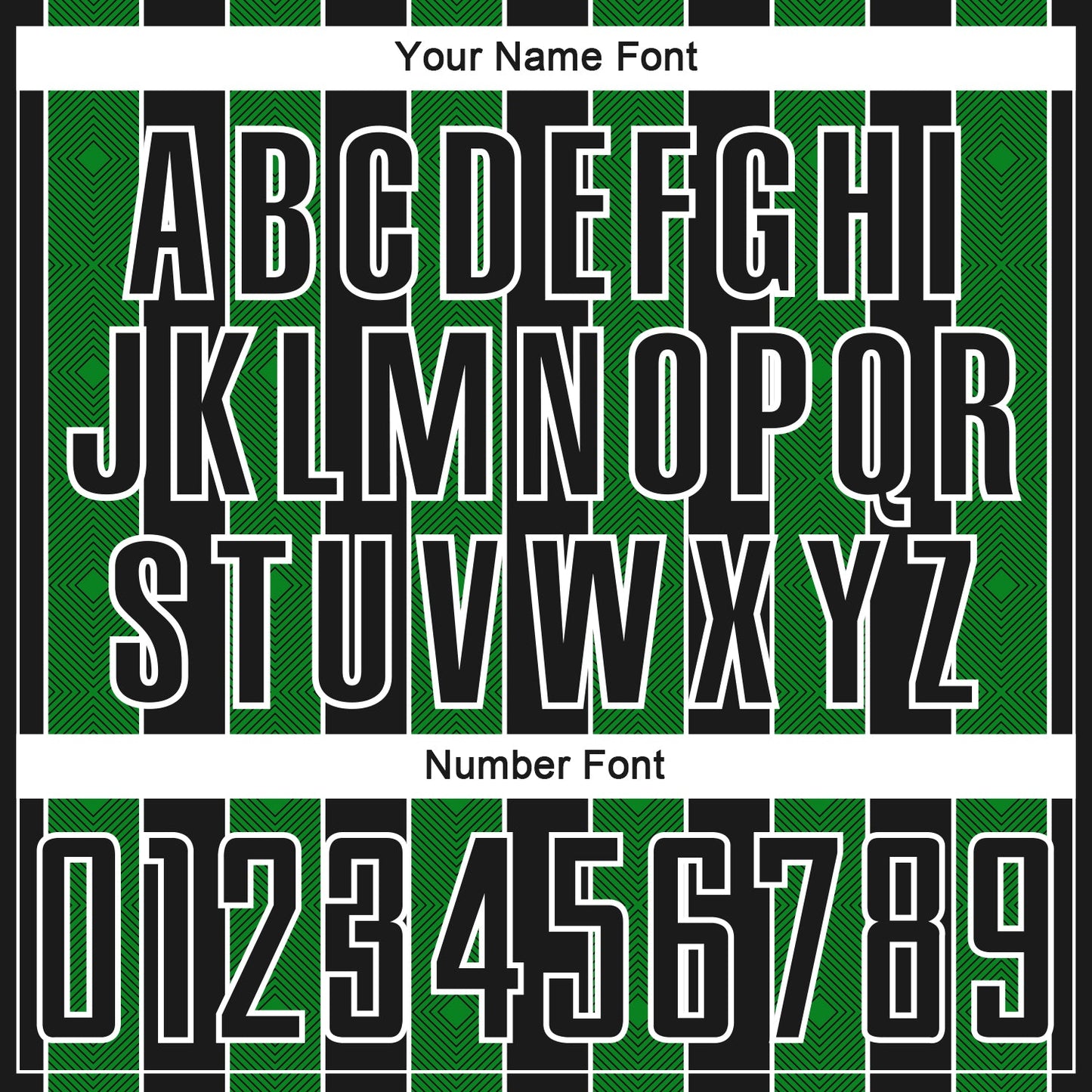 Custom Black Grass Green-White Pinstripe Line Sports Sublimation Soccer Uniform Jersey view 6