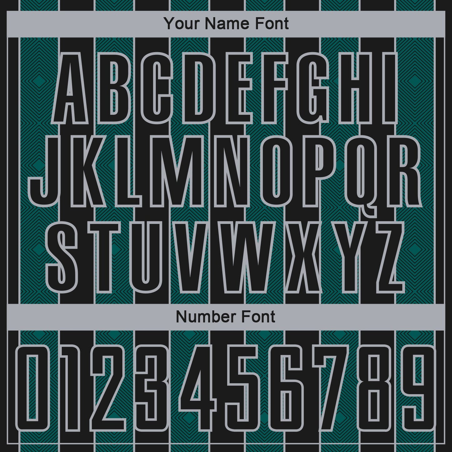 Custom Black Midnight Green-Gray Pinstripe Line Sports Sublimation Soccer Uniform Jersey view 6
