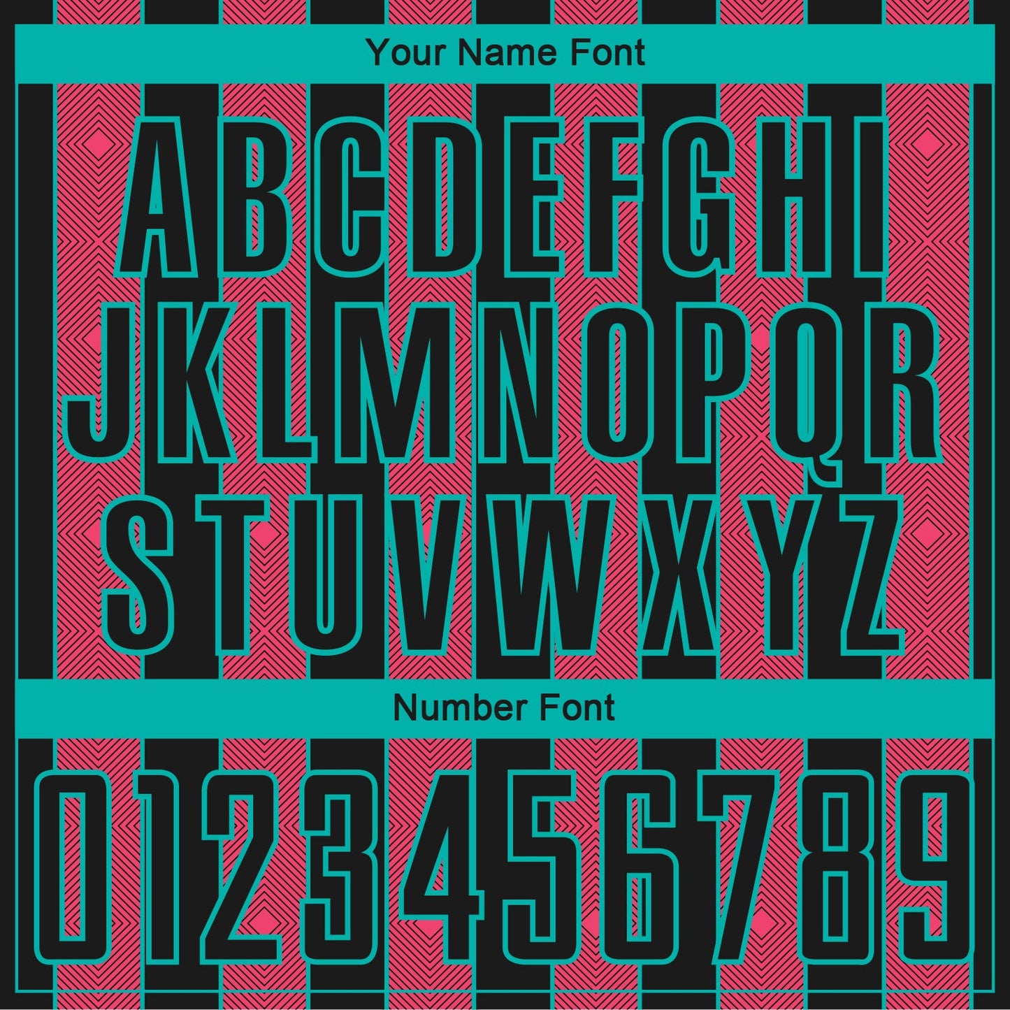 Custom Black Neon Pink-Aqua Pinstripe Line Sports Sublimation Soccer Uniform Jersey view 6