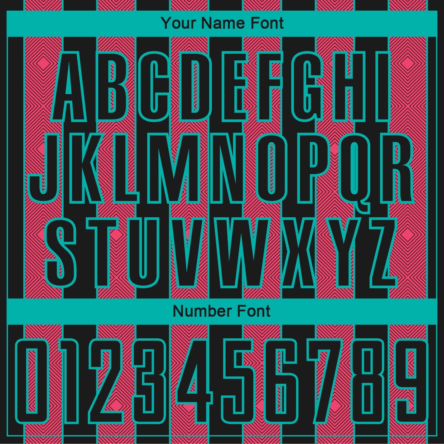 Custom Black Neon Pink-Aqua Pinstripe Line Sports Sublimation Soccer Uniform Jersey view 6
