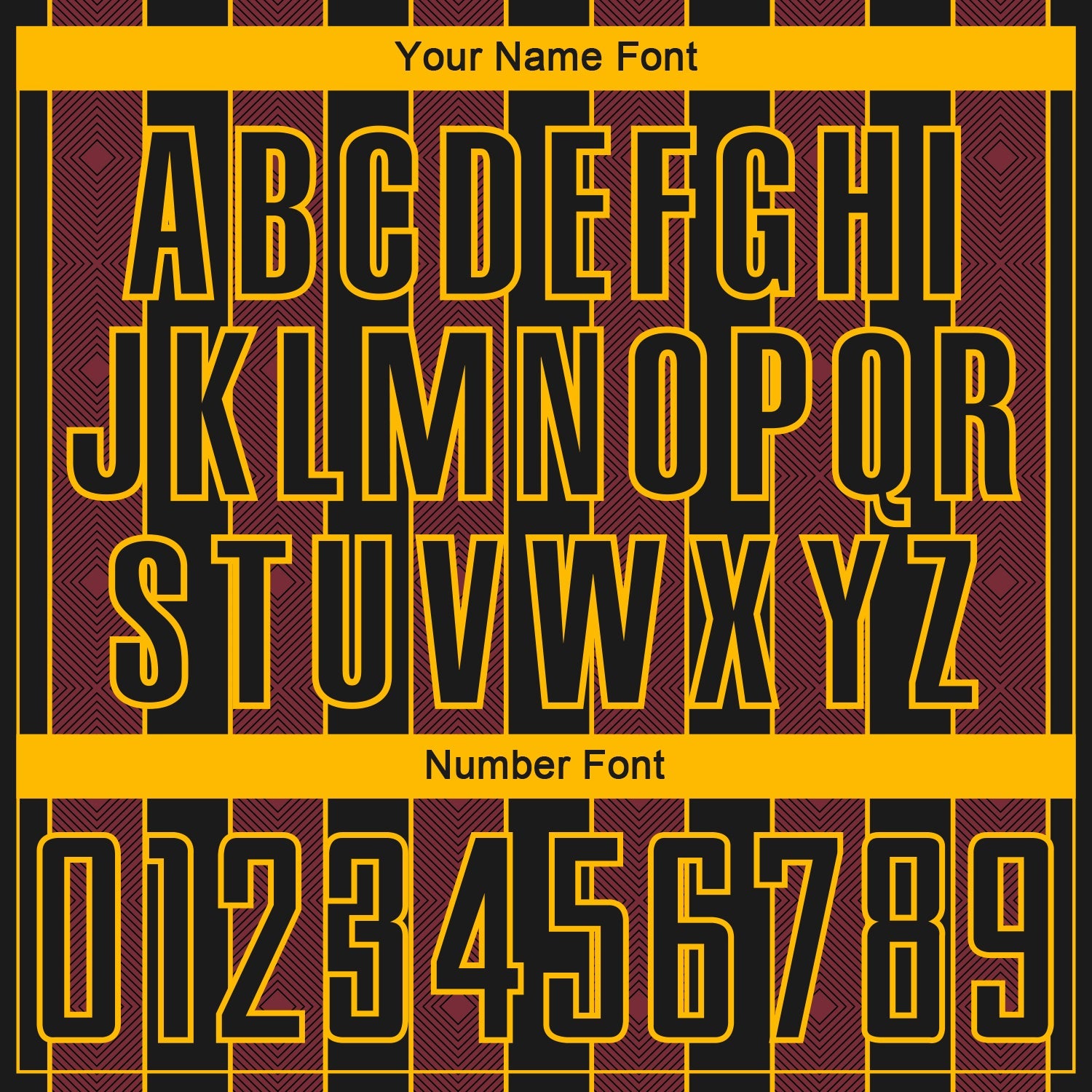 Custom Black Burgundy-Gold Pinstripe Line Sports Sublimation Soccer Uniform Jersey view 6
