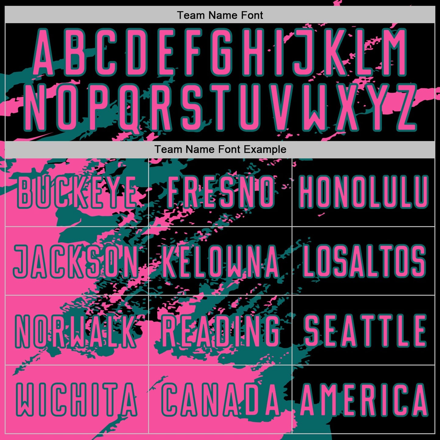 Custom Black Pink-Teal Abstract Fragment Art Splash Sports Sublimation Soccer Uniform Jersey view 5