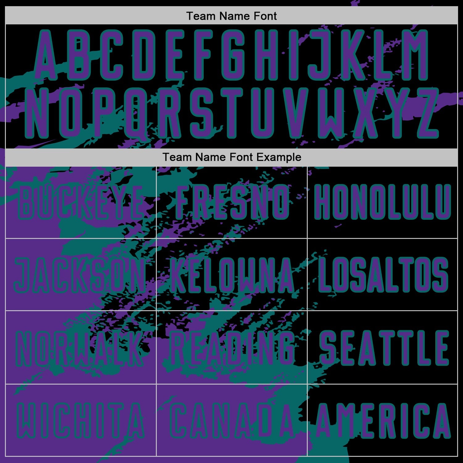Custom Black Purple-Teal Abstract Fragment Art Splash Sports Sublimation Soccer Uniform Jersey view 5