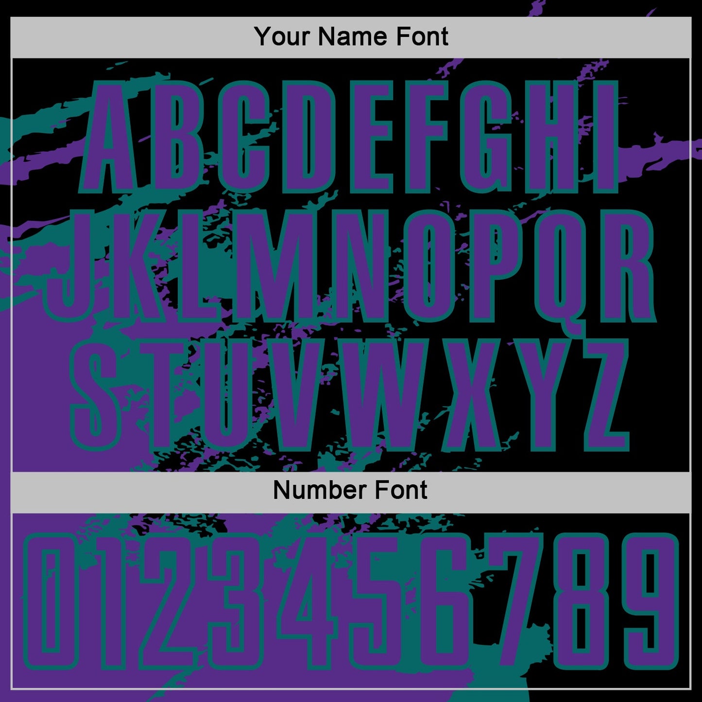 Custom Black Purple-Teal Abstract Fragment Art Splash Sports Sublimation Soccer Uniform Jersey view 6