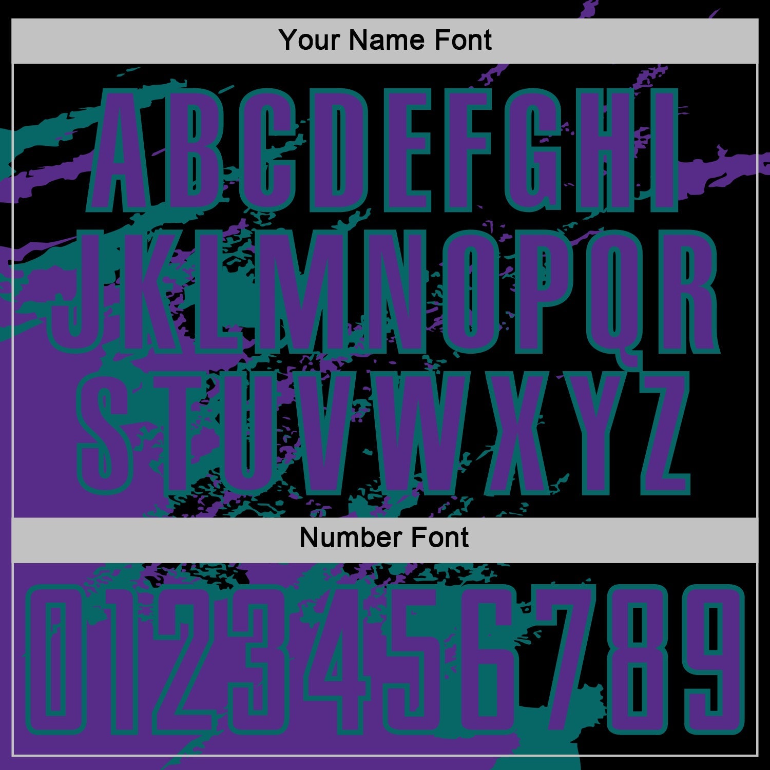 Custom Black Purple-Teal Abstract Fragment Art Splash Sports Sublimation Soccer Uniform Jersey view 6