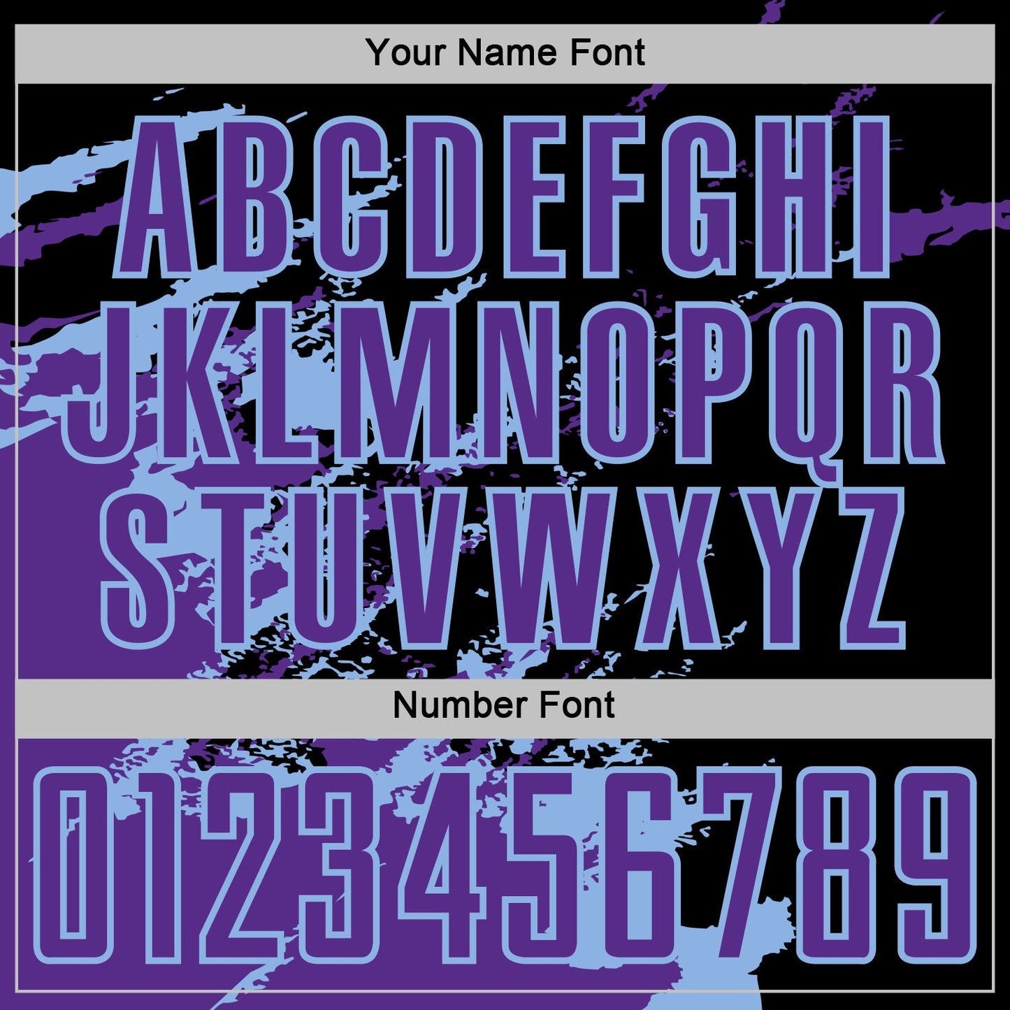 Custom Black Purple-Light Blue Abstract Fragment Art Splash Sports Sublimation Soccer Uniform Jersey view 6