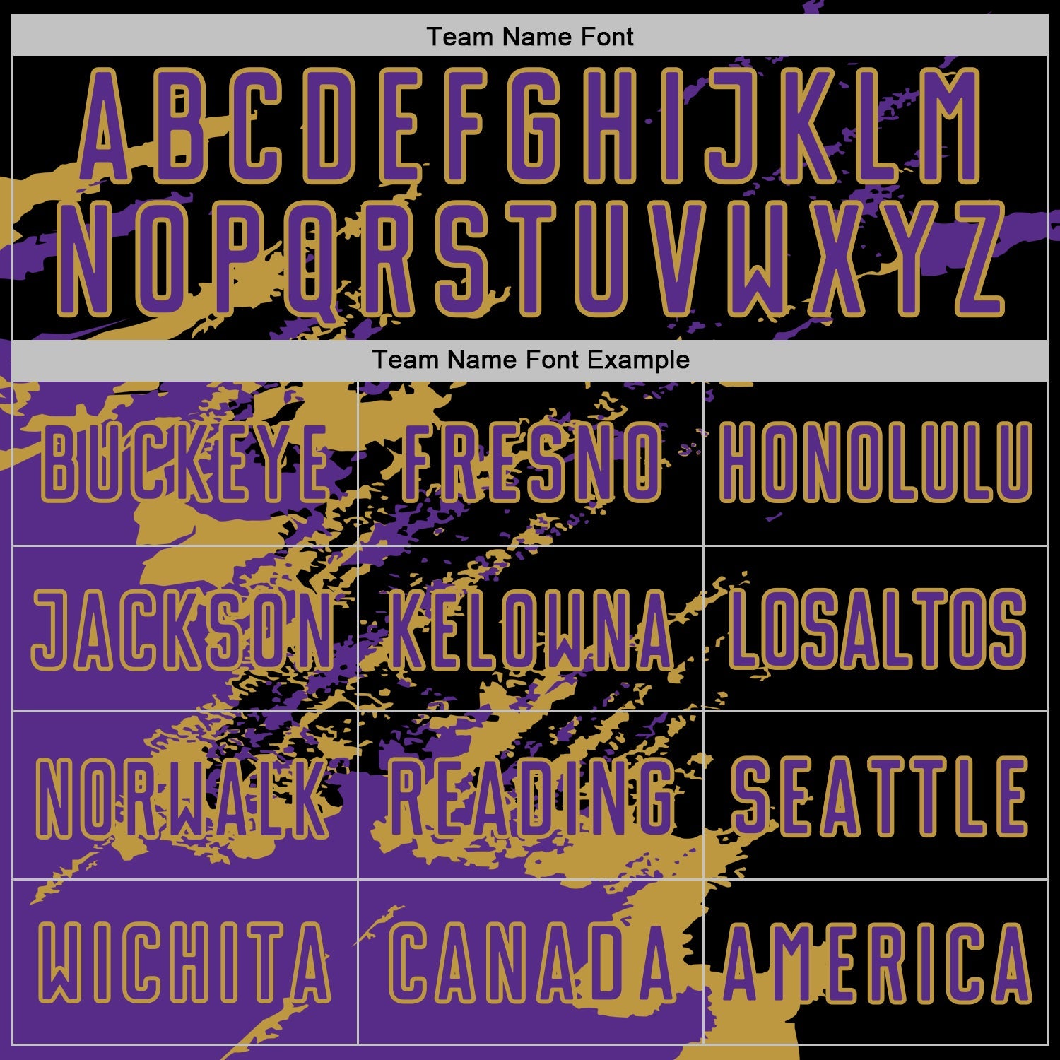 Custom Black Purple-Old Gold Abstract Fragment Art Splash Sports Sublimation Soccer Uniform Jersey view 5