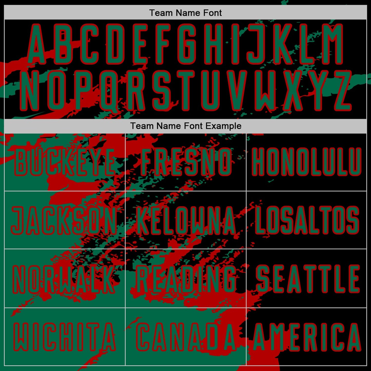 Custom Black Kelly Green-Red Abstract Fragment Art Splash Sports Sublimation Soccer Uniform Jersey view 5
