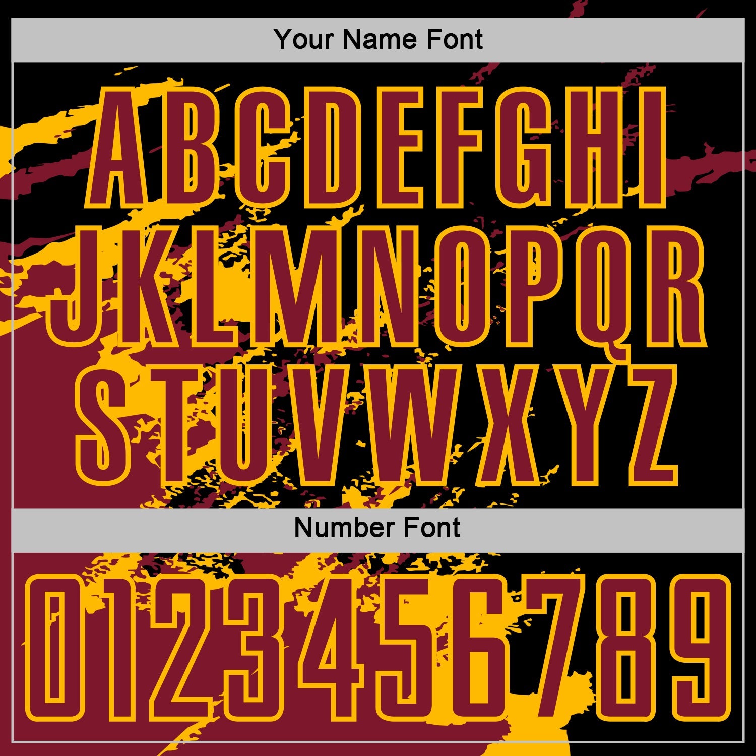 Custom Black Crimson-Gold Abstract Fragment Art Splash Sports Sublimation Soccer Uniform Jersey view 6
