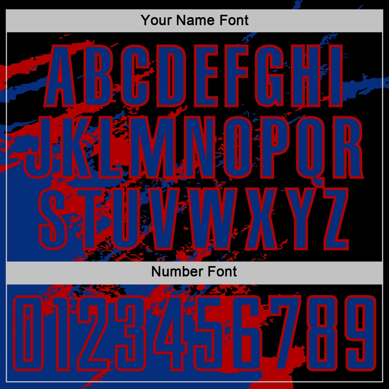 Custom Black Royal-Red Abstract Fragment Art Splash Sports Sublimation Soccer Uniform Jersey view 6