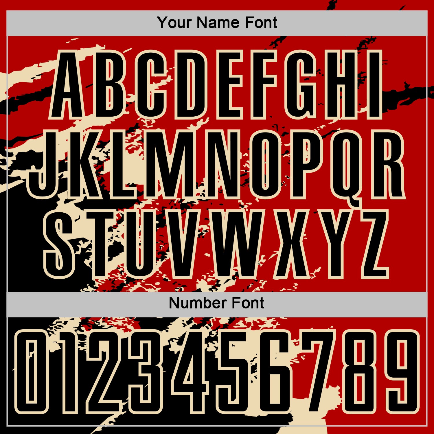 Custom Red Black-Cream Abstract Fragment Art Splash Sports Sublimation Soccer Uniform Jersey view 6