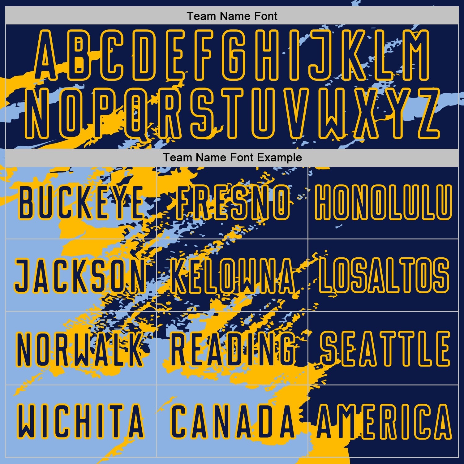 Custom Navy Light Blue-Gold Abstract Fragment Art Splash Sports Sublimation Soccer Uniform Jersey view 5