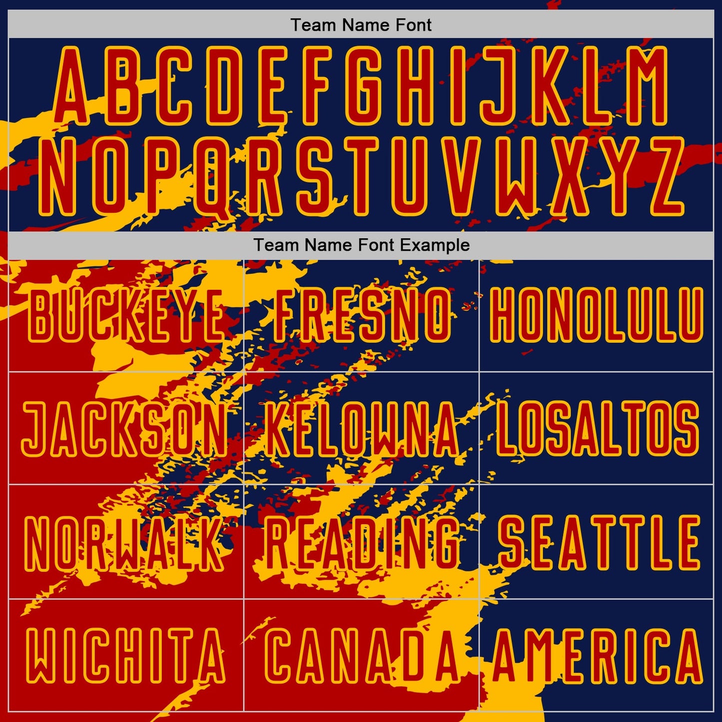 Custom Navy Red-Gold Abstract Fragment Art Splash Sports Sublimation Soccer Uniform Jersey view 5