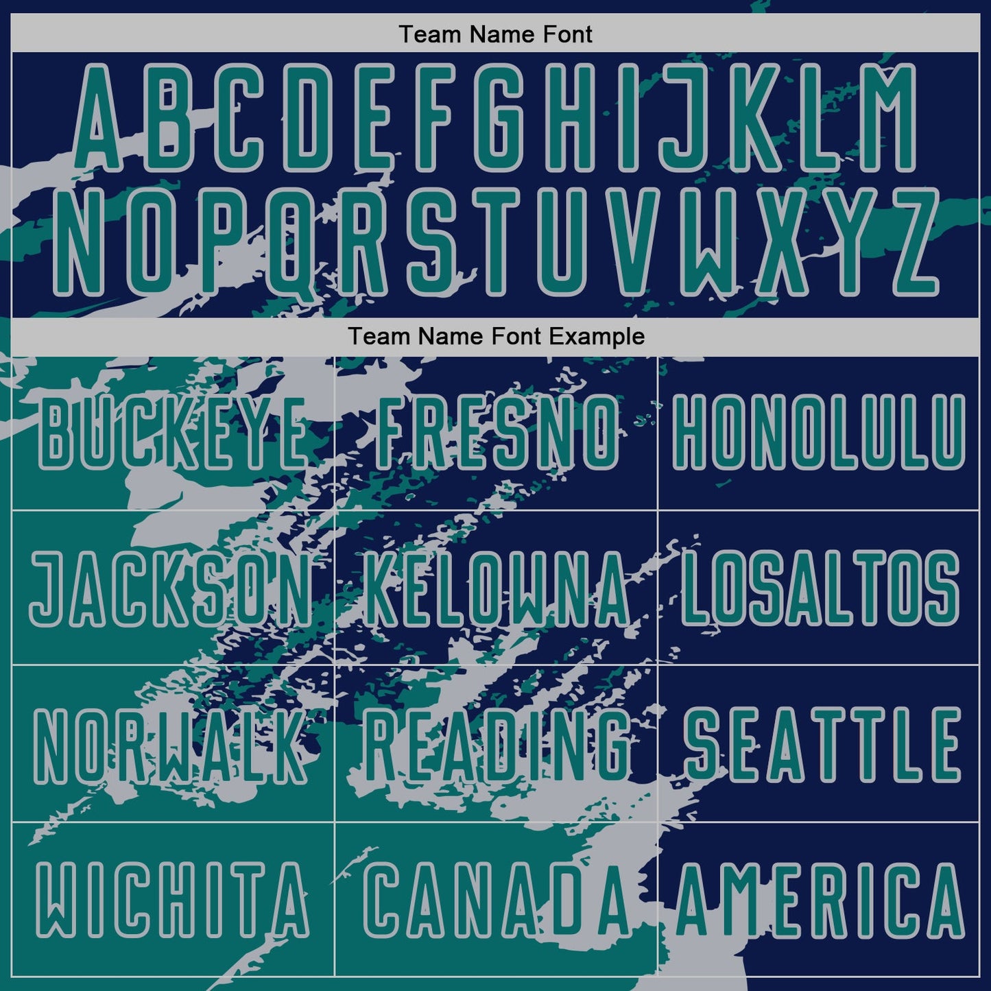 Custom Navy Teal-Gray Abstract Fragment Art Splash Sports Sublimation Soccer Uniform Jersey view 5