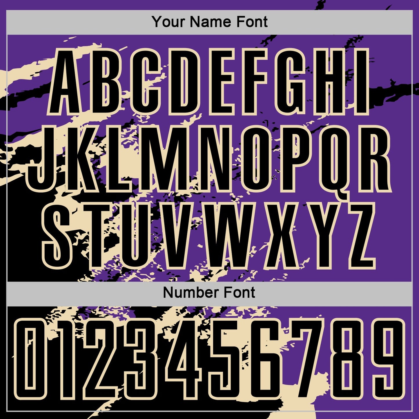 Custom Purple Black-Cream Abstract Fragment Art Splash Sports Sublimation Soccer Uniform Jersey view 6