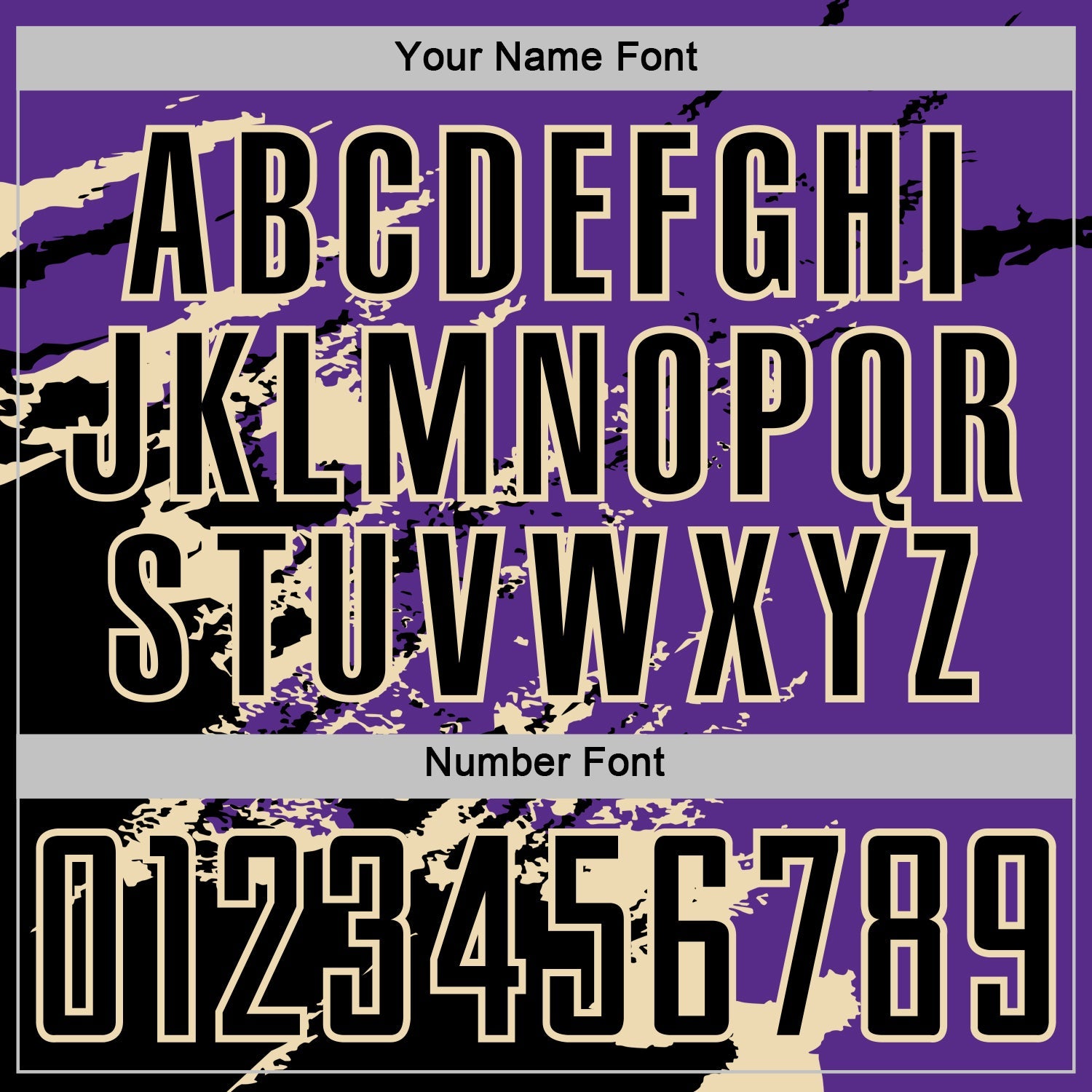 Custom Purple Black-Cream Abstract Fragment Art Splash Sports Sublimation Soccer Uniform Jersey view 6