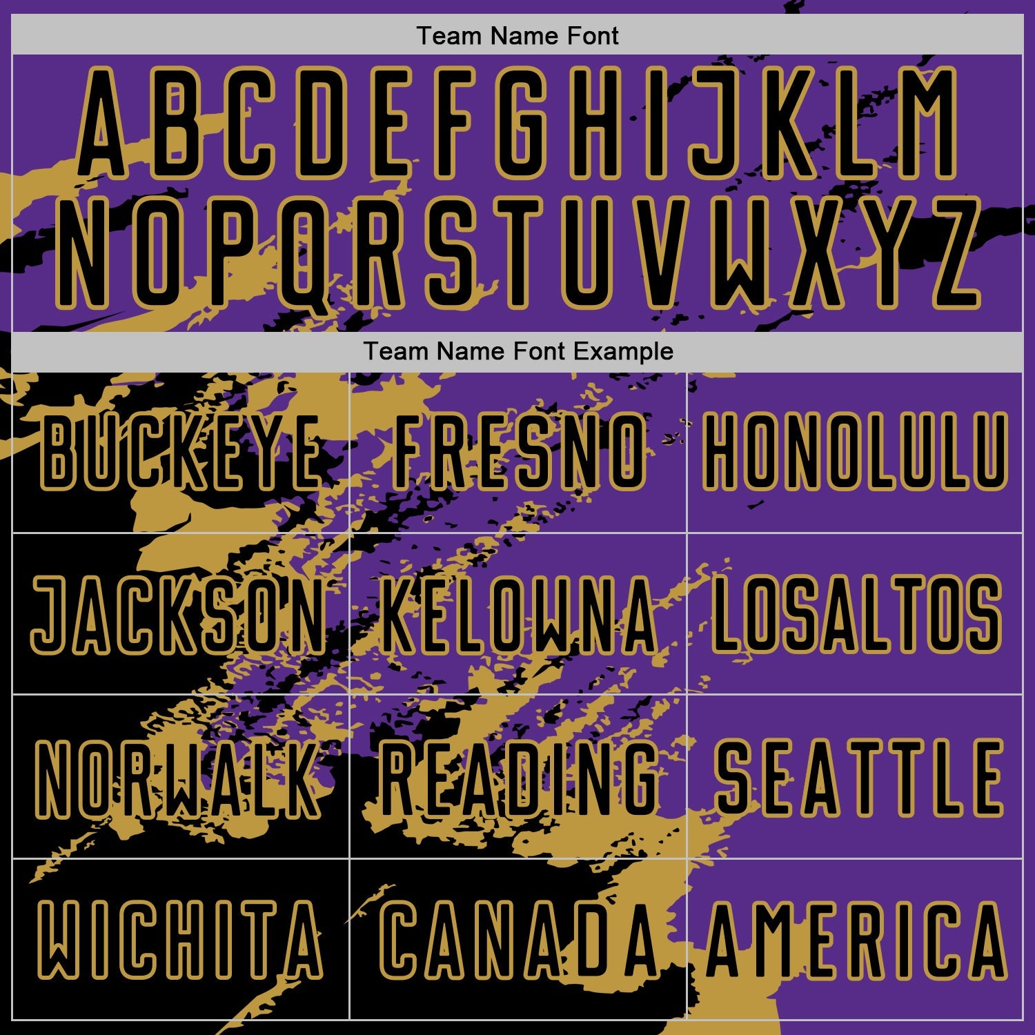 Custom Purple Black-Old Gold Abstract Fragment Art Splash Sports Sublimation Soccer Uniform Jersey view 5