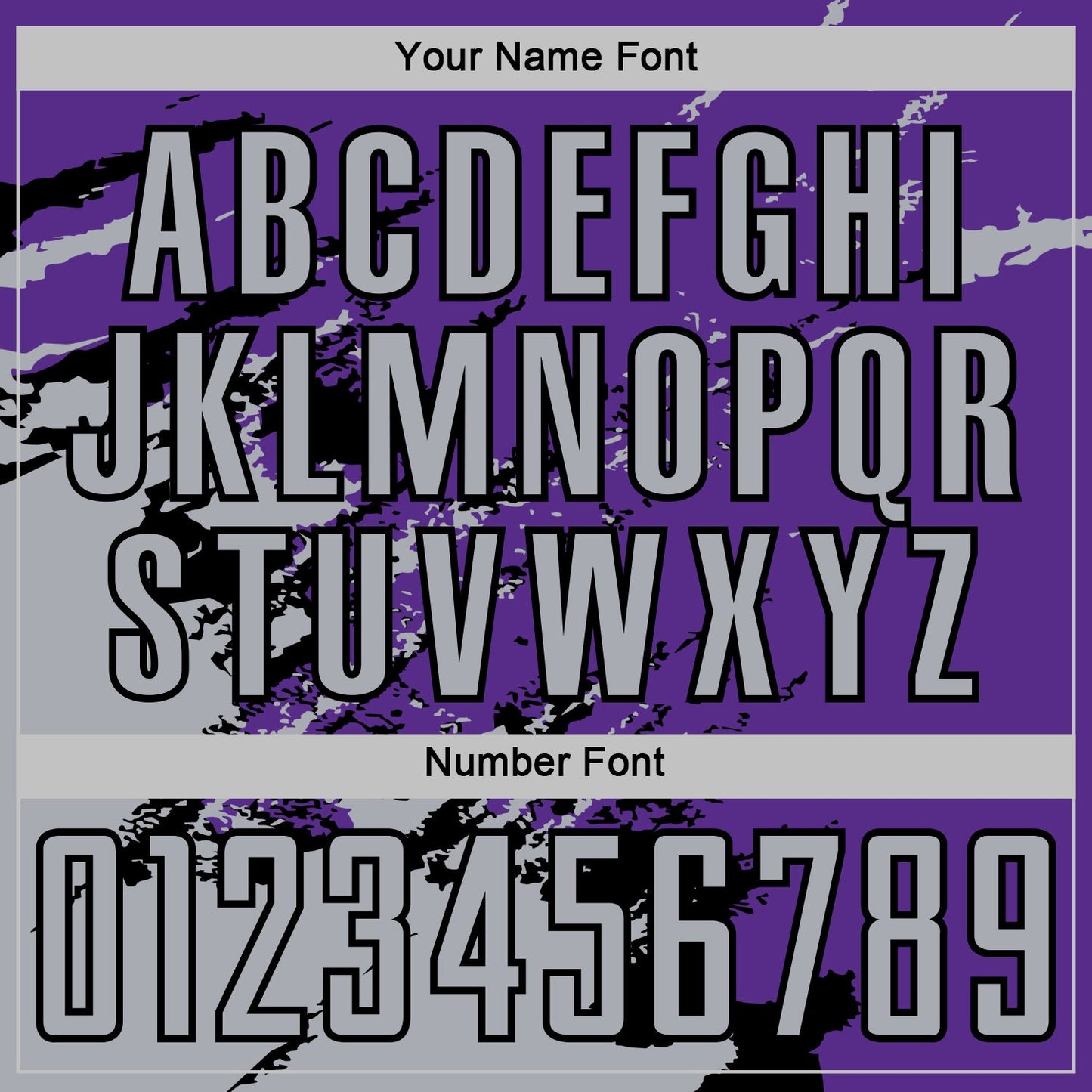 Custom Purple Gray-Black Abstract Fragment Art Splash Sports Sublimation Soccer Uniform Jersey view 6