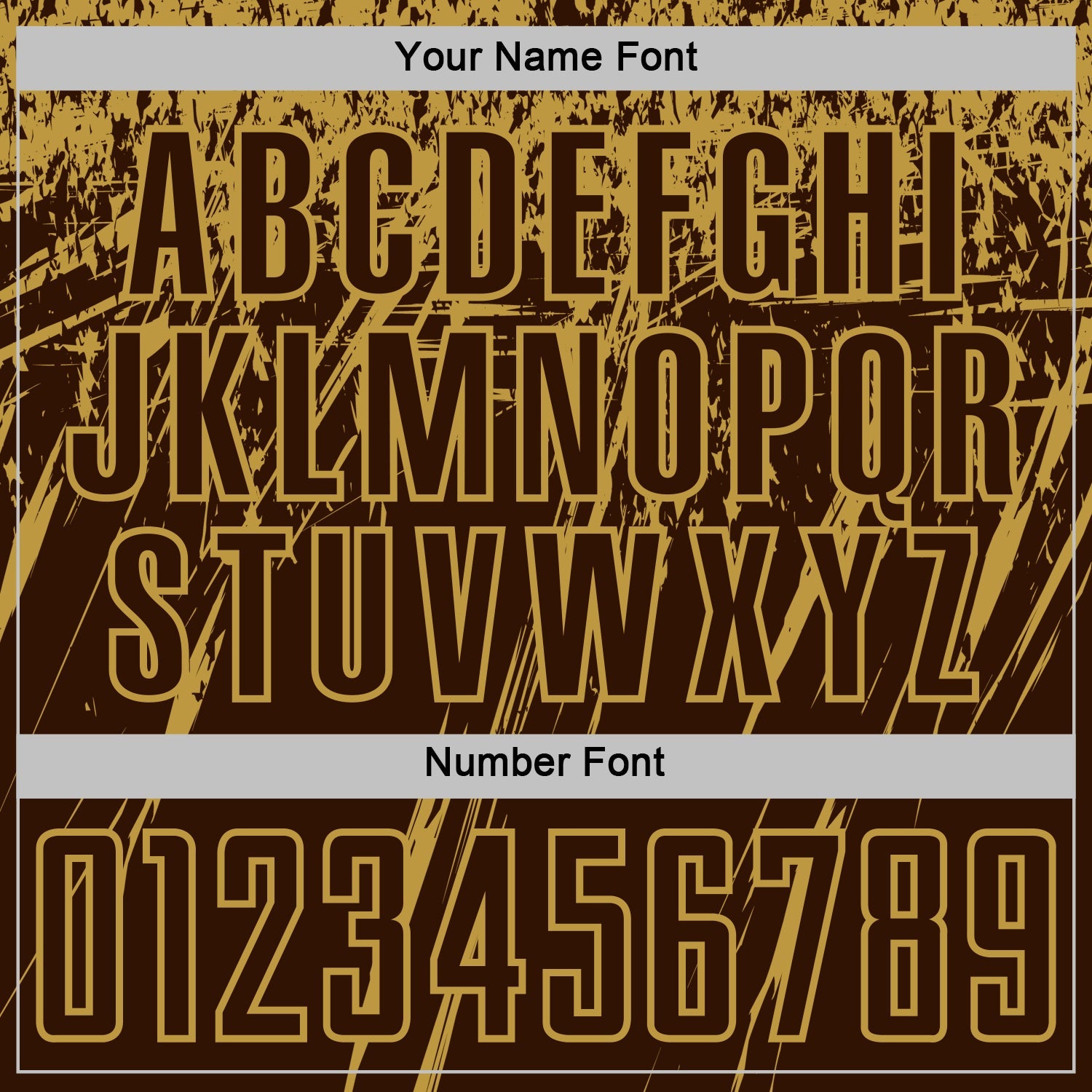 Custom Brown Old Gold Splash Sports Sublimation Soccer Uniform Jersey view 6