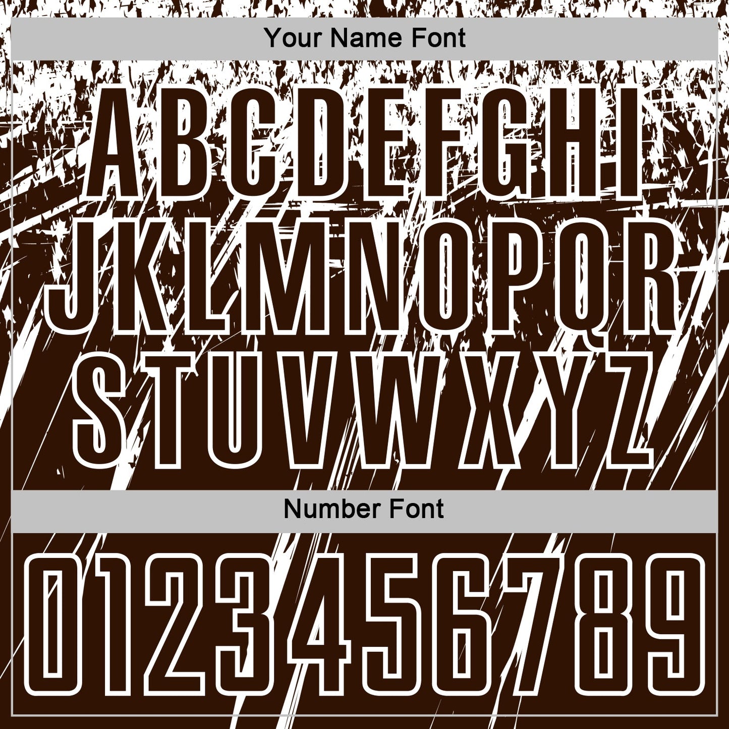 Custom Brown White Splash Sports Sublimation Soccer Uniform Jersey view 6