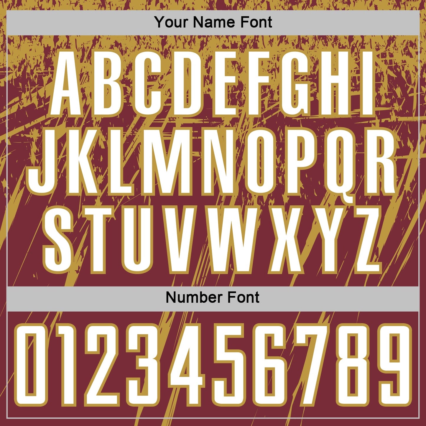 Custom Burgundy White-Old Gold Splash Sports Sublimation Soccer Uniform Jersey view 6