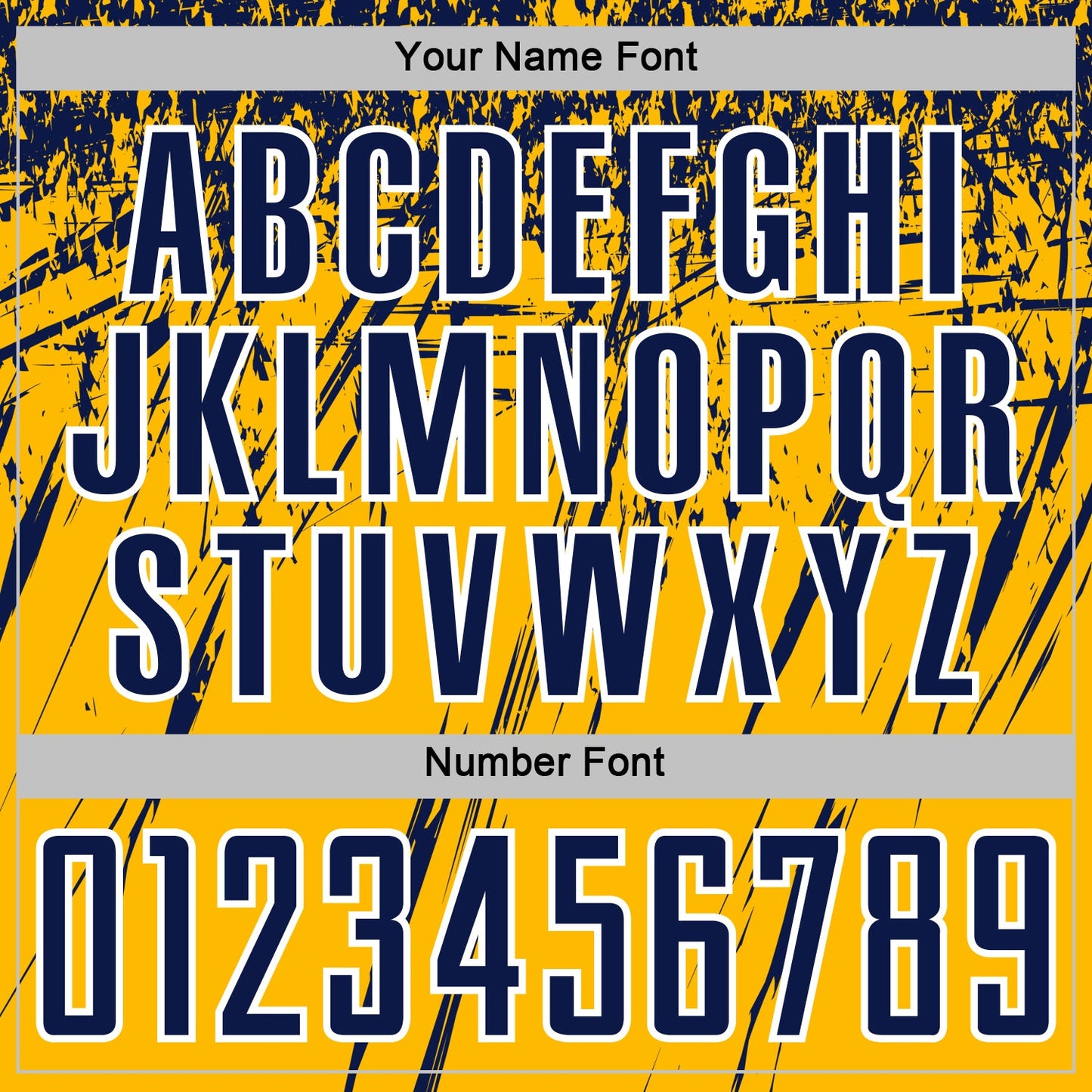 Custom Gold Navy-White Splash Sports Sublimation Soccer Uniform Jersey view 6