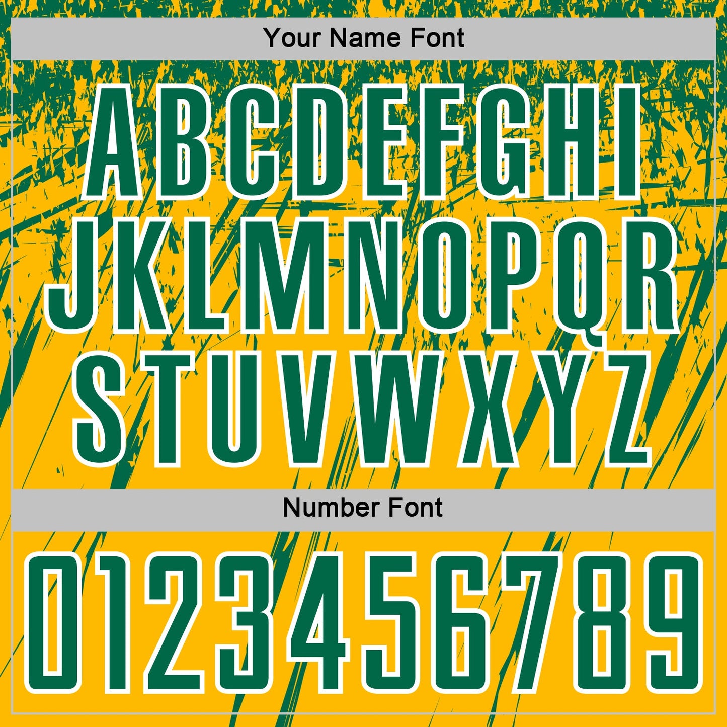 Custom Gold Kelly Green-White Splash Sports Sublimation Soccer Uniform Jersey view 6