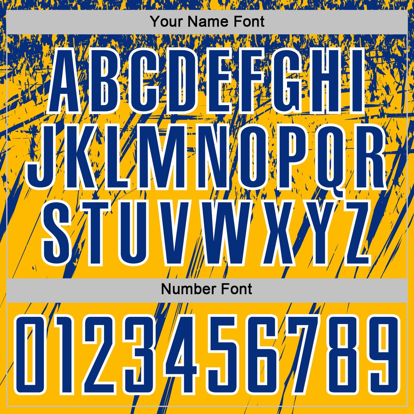 Custom Gold Royal-White Splash Sports Sublimation Soccer Uniform Jersey view 6