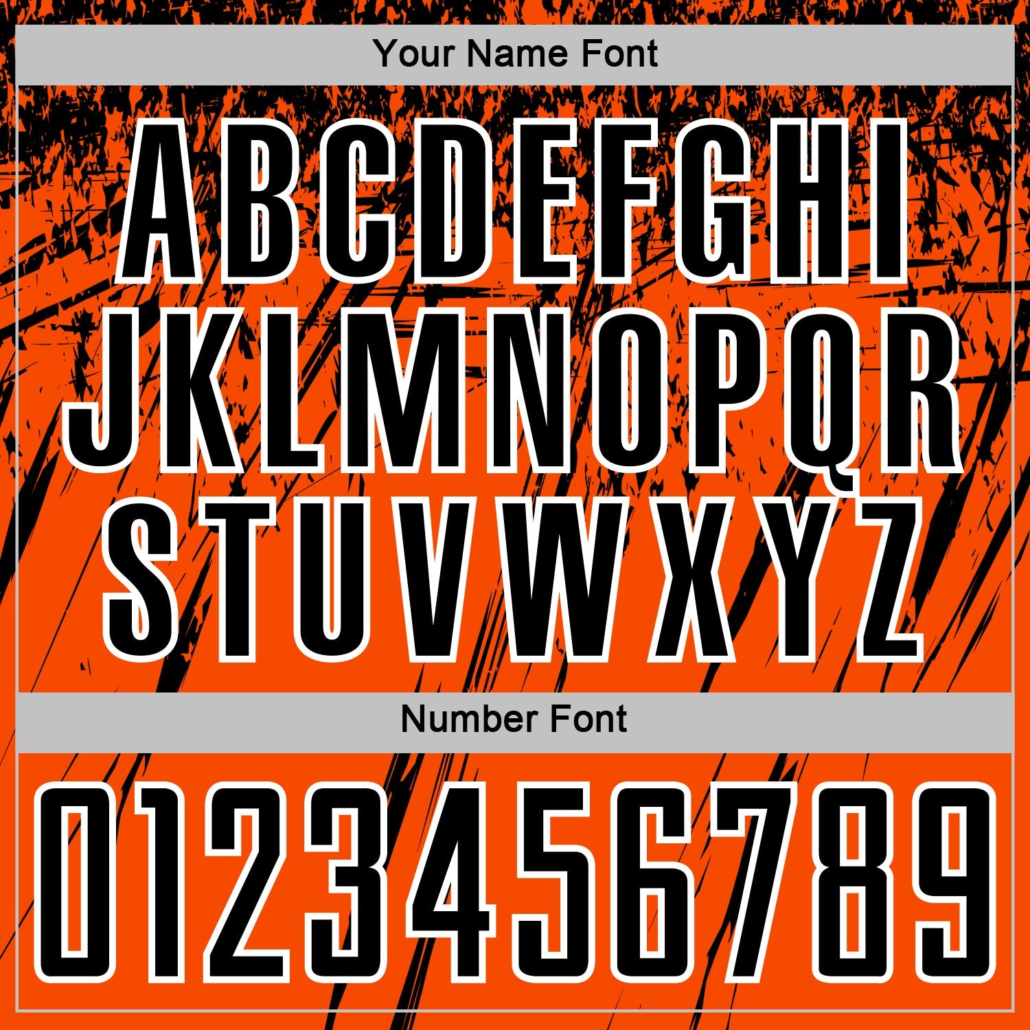 Custom Orange Black-White Splash Sports Sublimation Soccer Uniform Jersey view 6