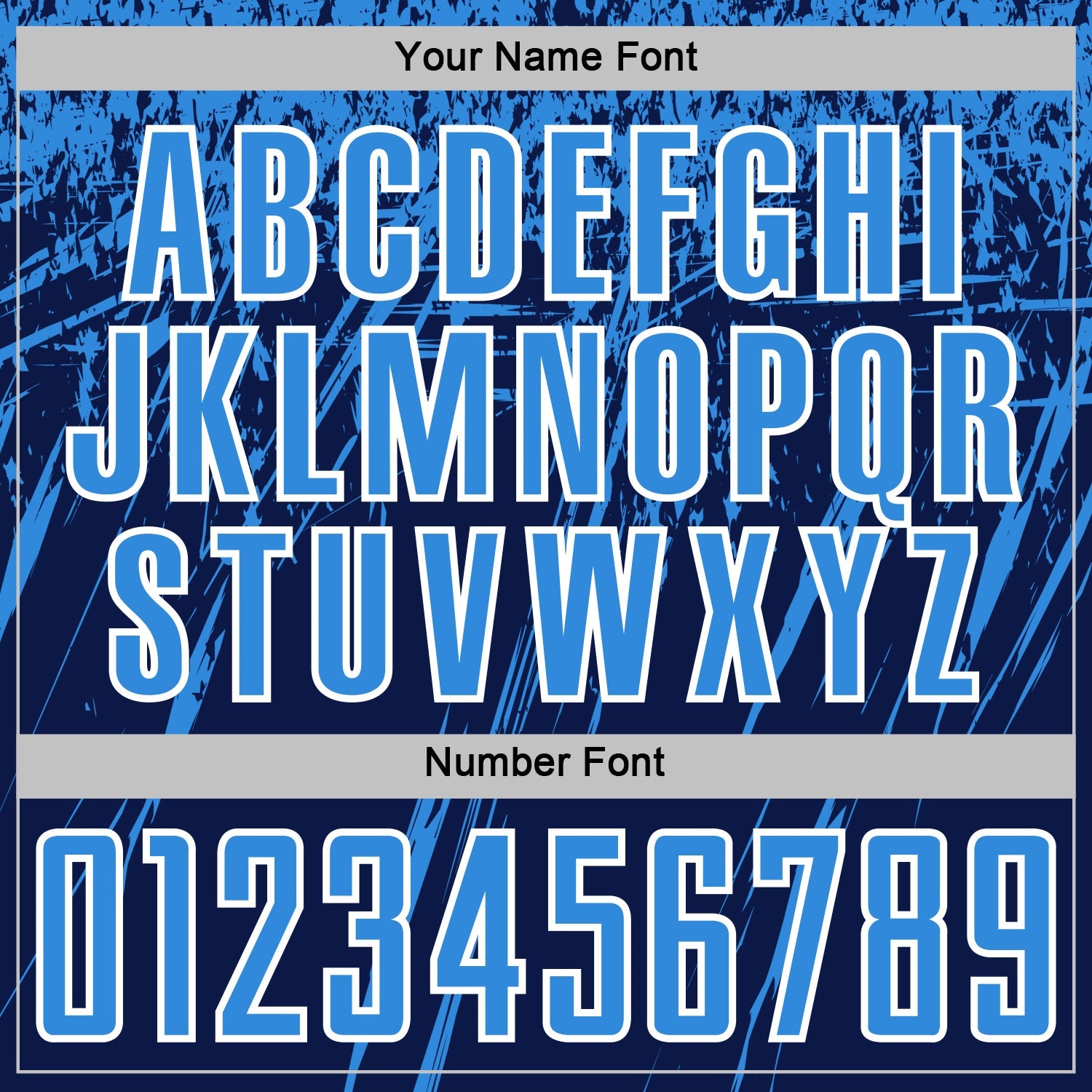 Custom Navy Powder Blue-White Splash Sports Sublimation Soccer Uniform Jersey view 6