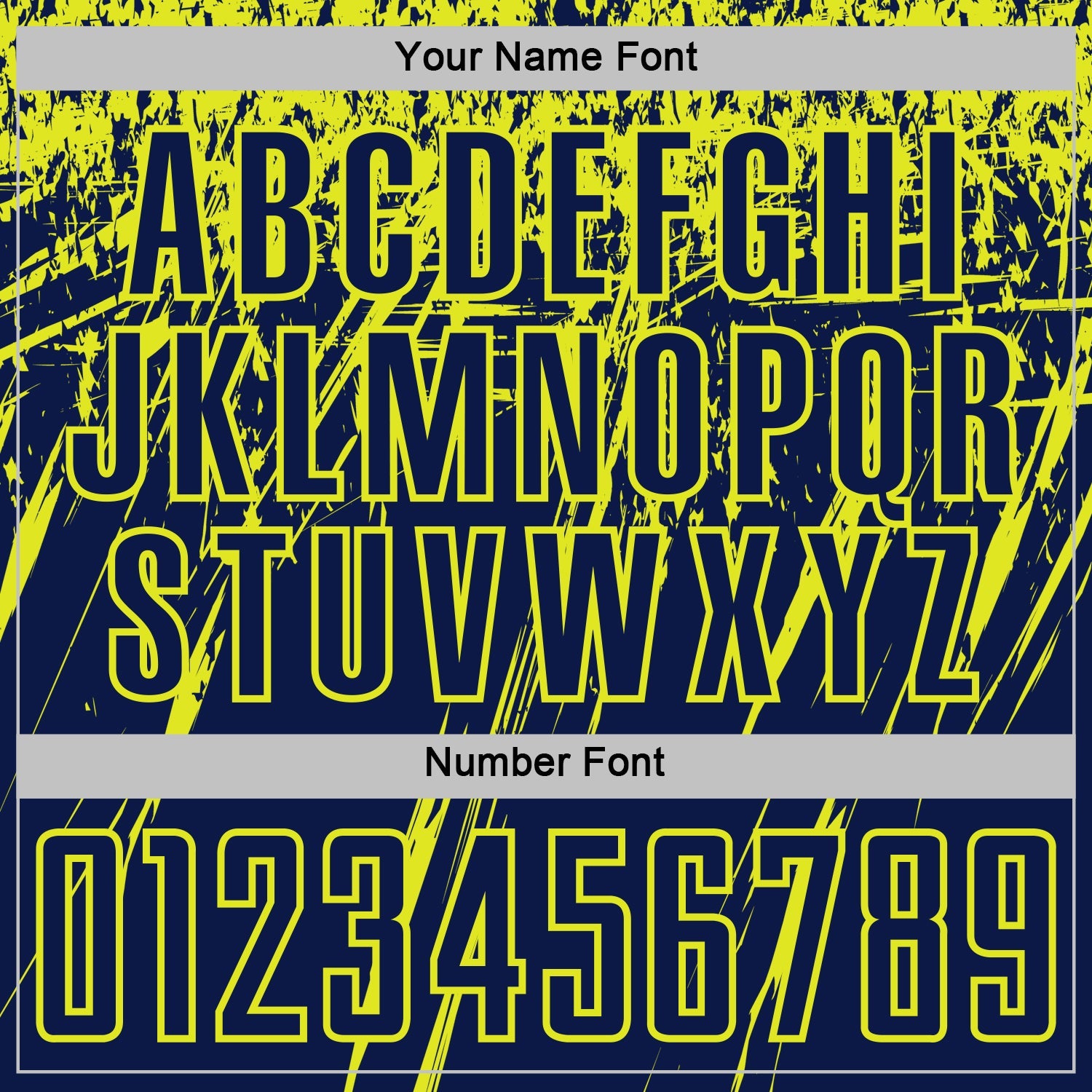 Custom Navy Neon Yellow Splash Sports Sublimation Soccer Uniform Jersey view 6