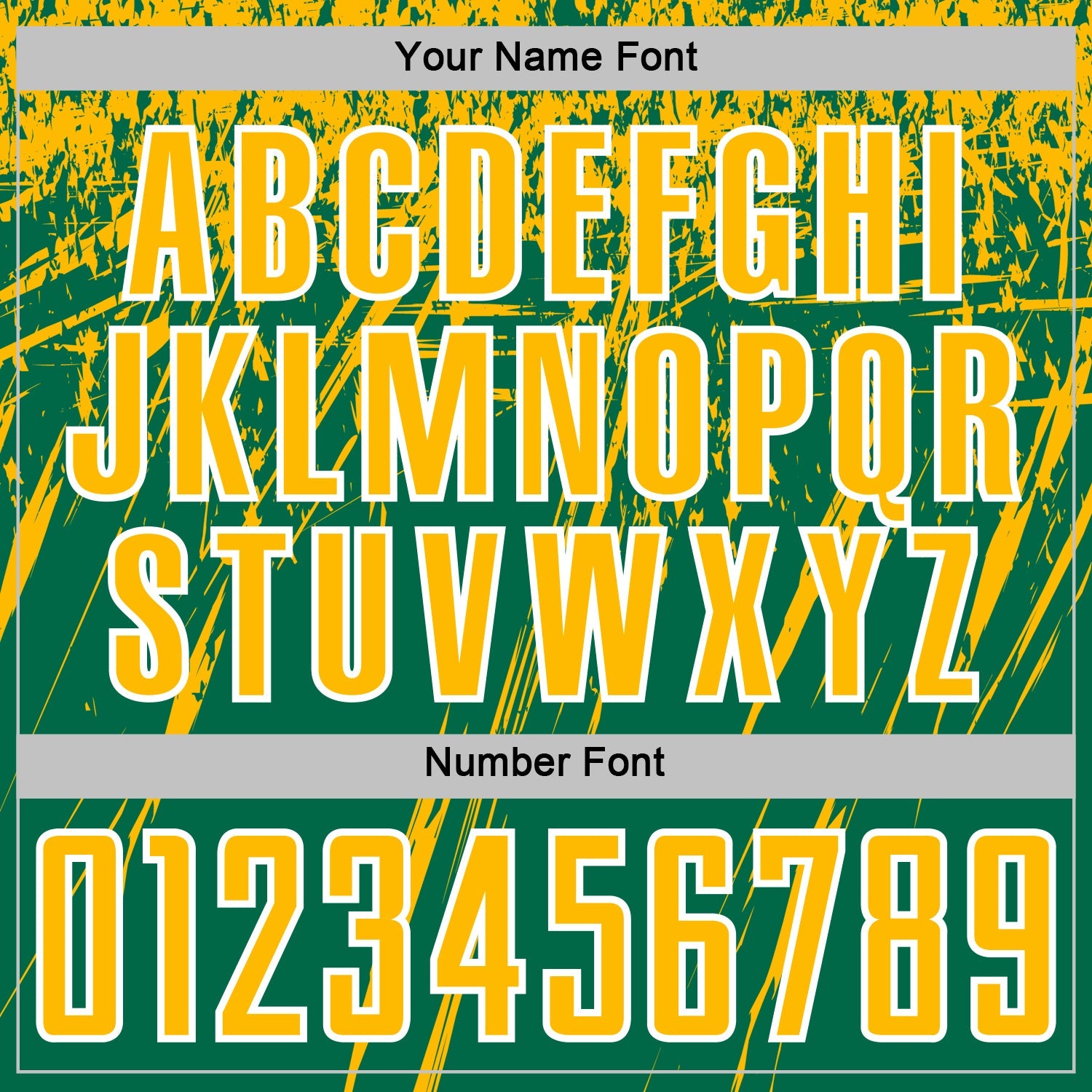Custom Kelly Green Gold-White Splash Sports Sublimation Soccer Uniform Jersey view 6