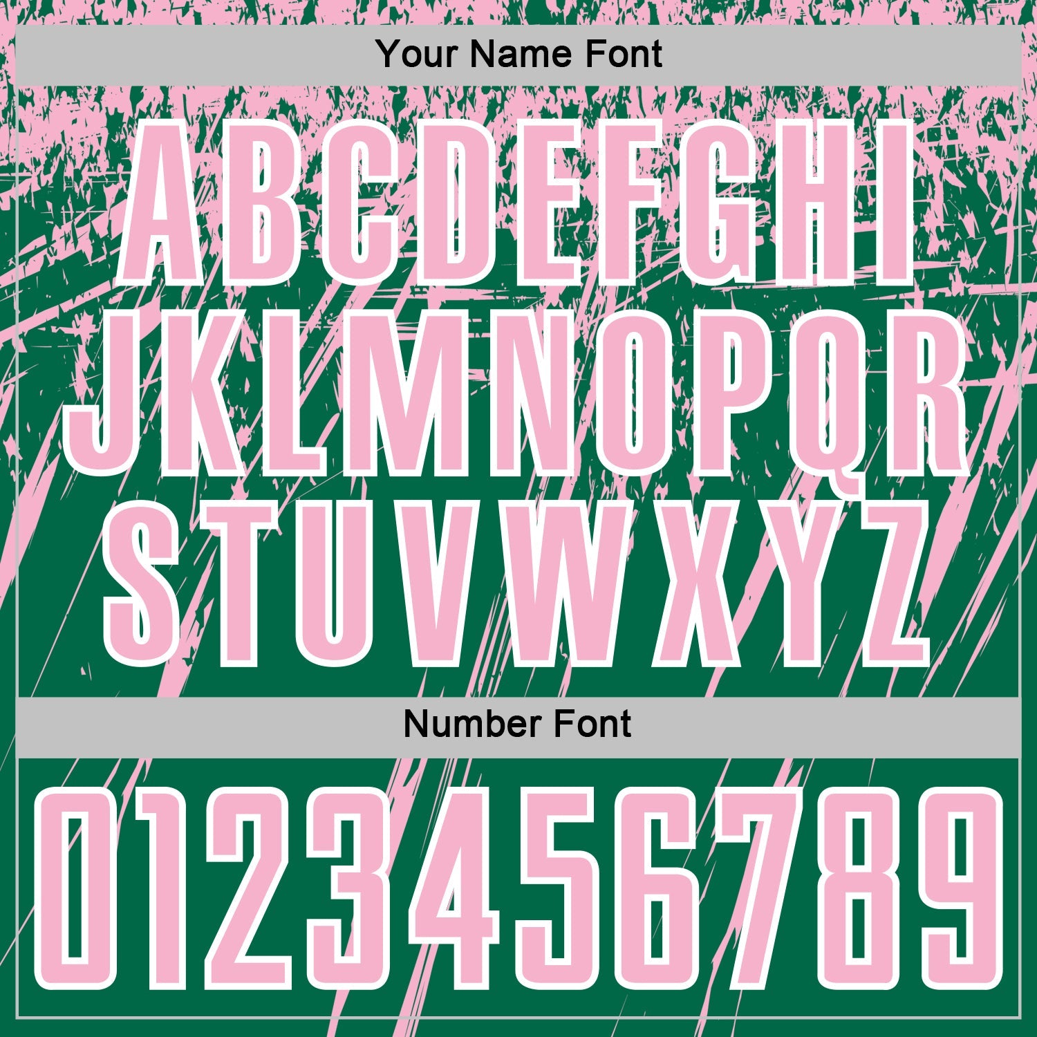 Custom Kelly Green Light Pink-White Splash Sports Sublimation Soccer Uniform Jersey view 6