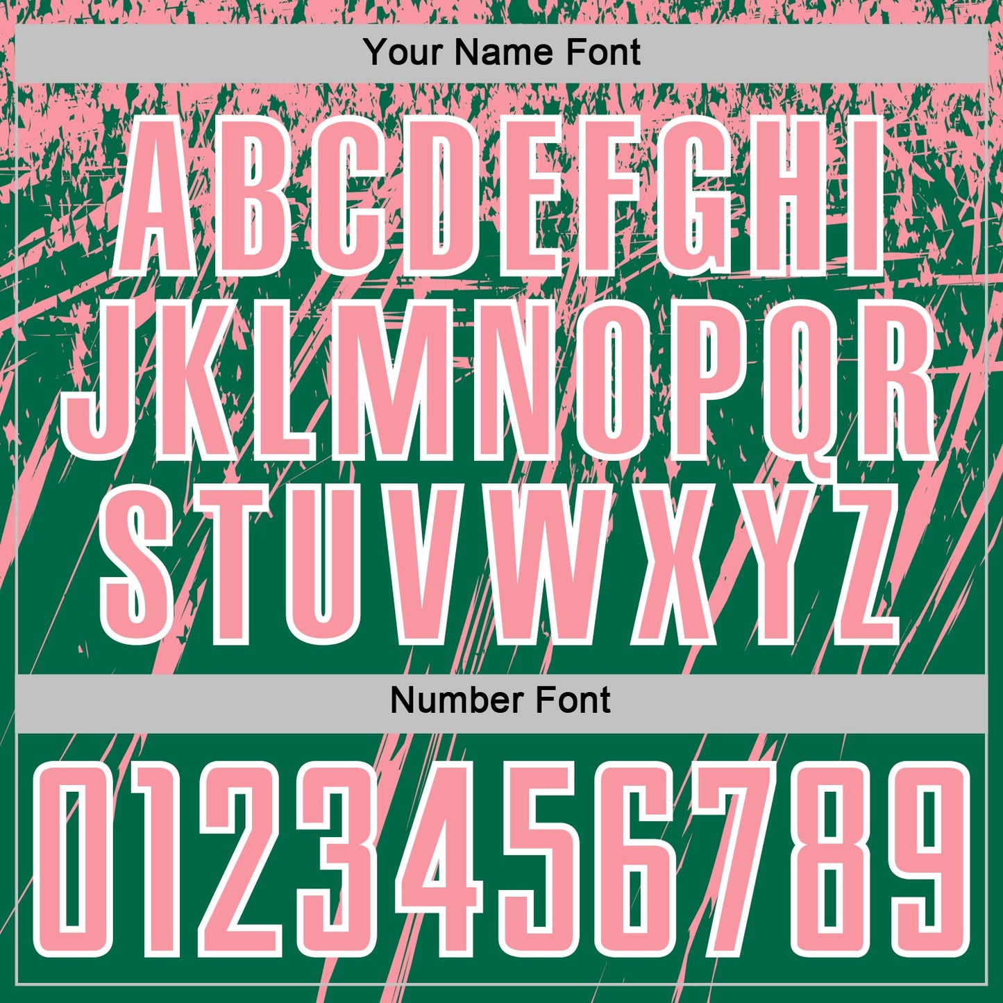 Custom Kelly Green Medium Pink-White Splash Sports Sublimation Soccer Uniform Jersey view 6