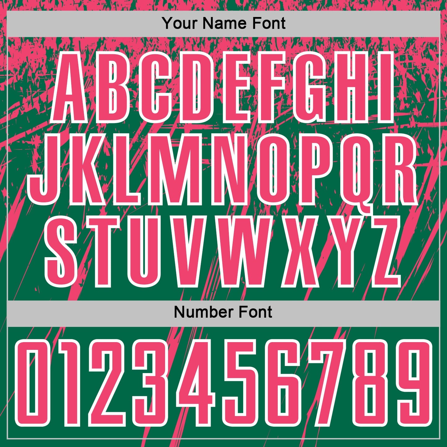 Custom Kelly Green Neon Pink-White Splash Sports Sublimation Soccer Uniform Jersey view 6