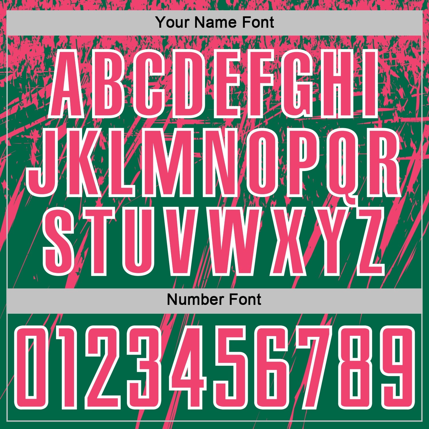 Custom Kelly Green Neon Pink-White Splash Sports Sublimation Soccer Uniform Jersey view 6